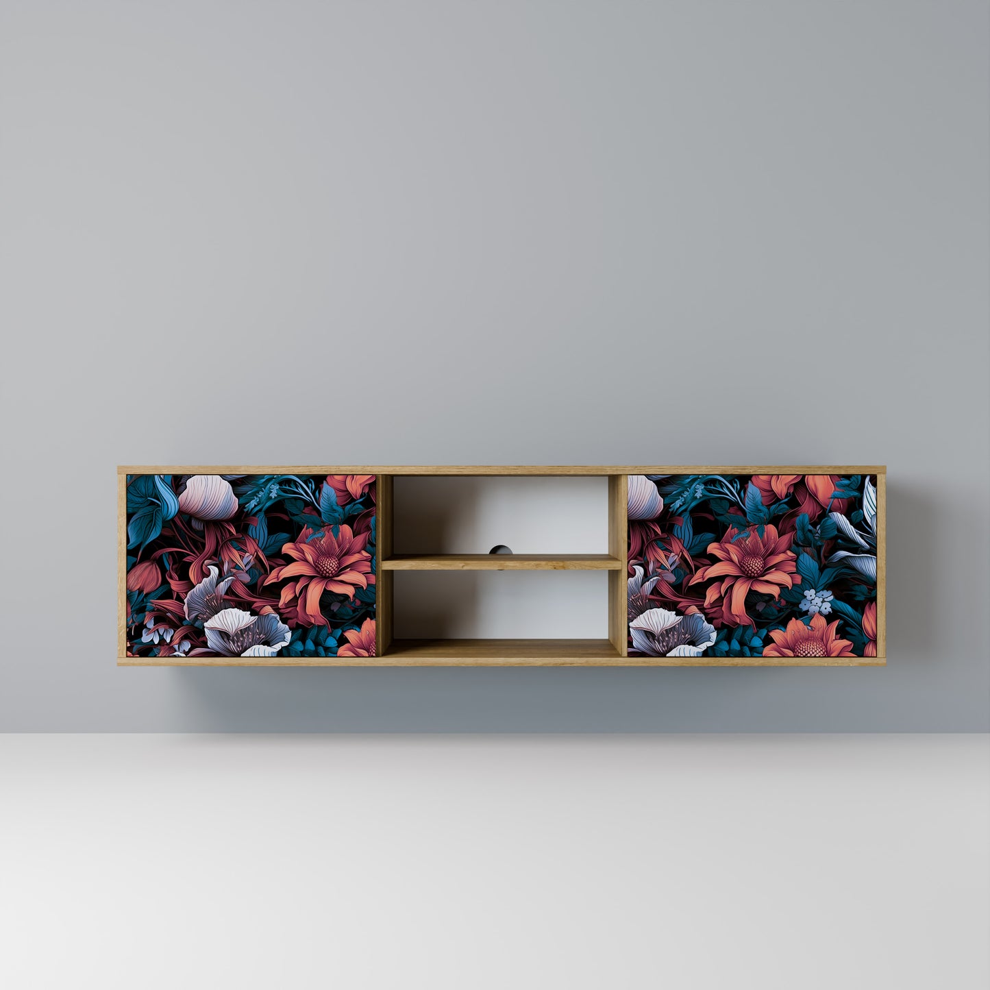 Mobile TV ETHEREAL BLOSSOMS a 2 ante in effetto rovere