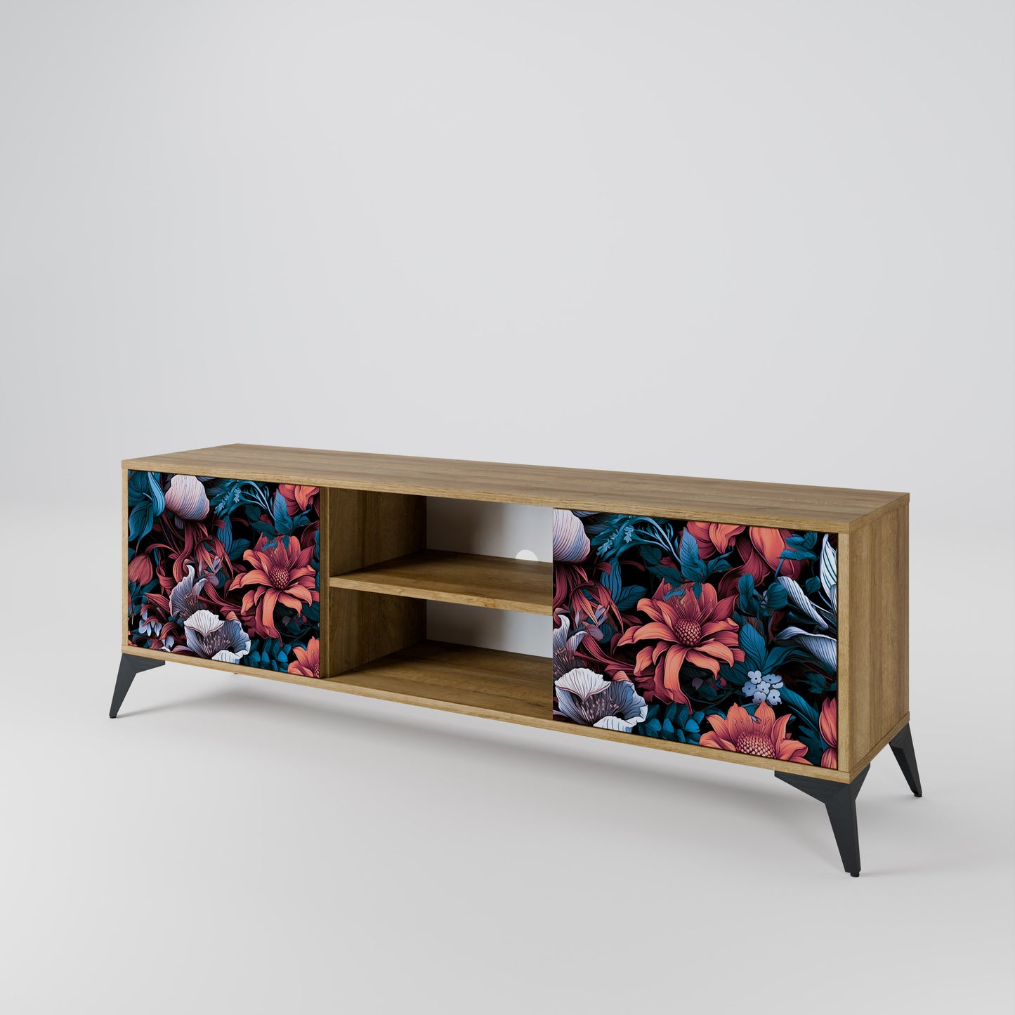 Mobile TV ETHEREAL BLOSSOMS a 2 ante in effetto rovere