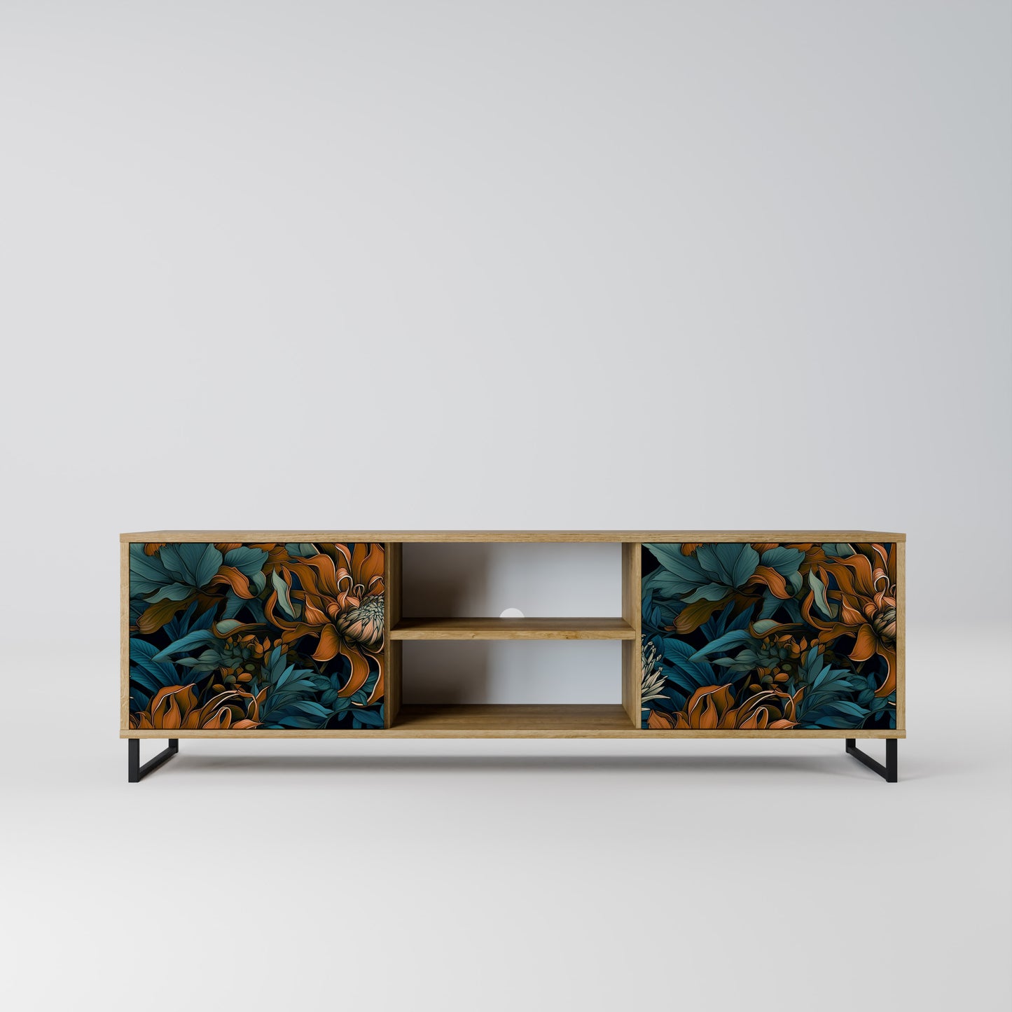 Mobile TV MORNING BLOOM a 2 ante in effetto rovere