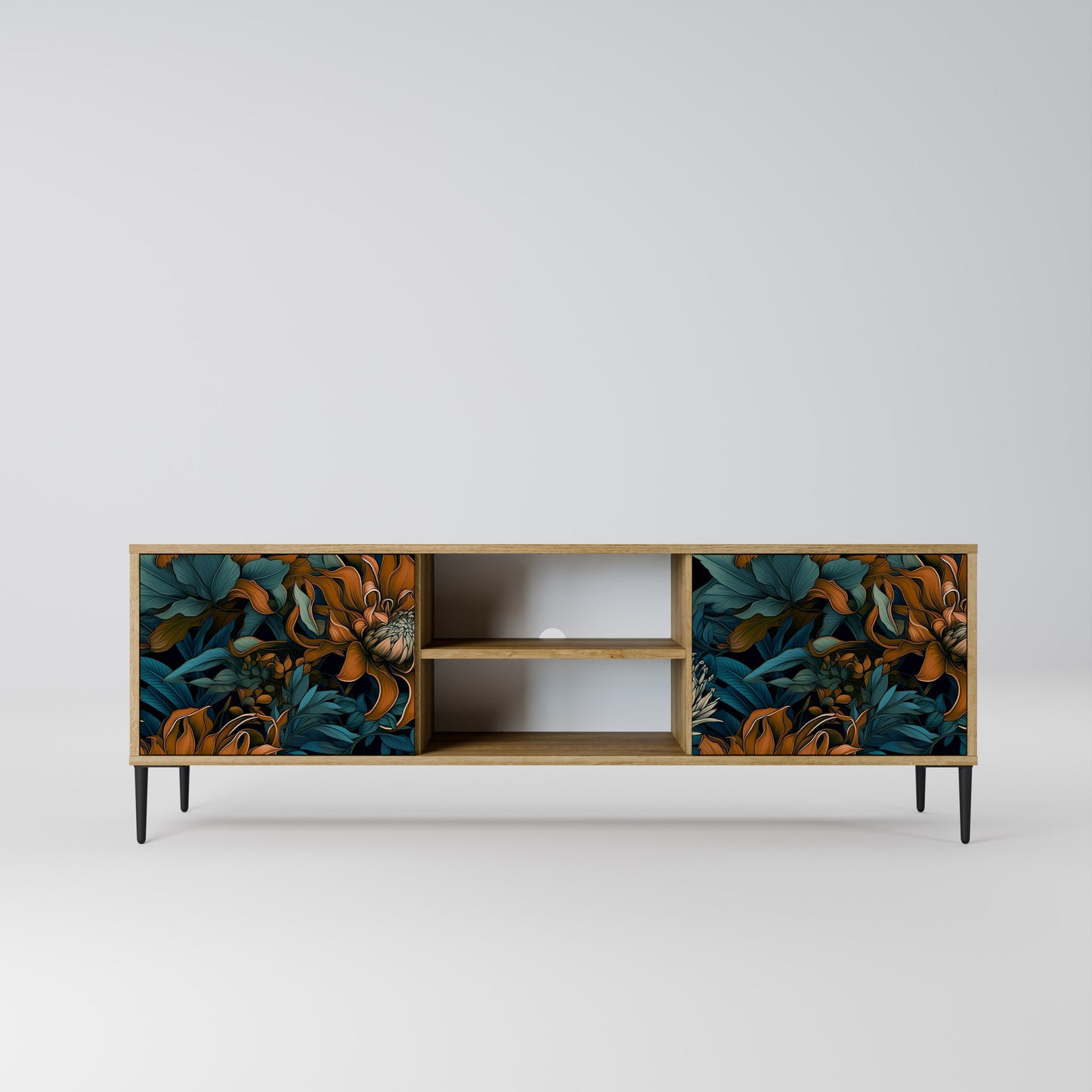 Mobile TV MORNING BLOOM a 2 ante in effetto rovere