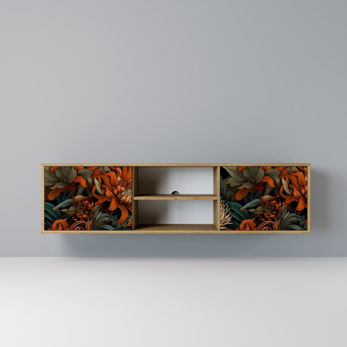 DAWN BLOOM Mobile TV a 2 ante in effetto rovere