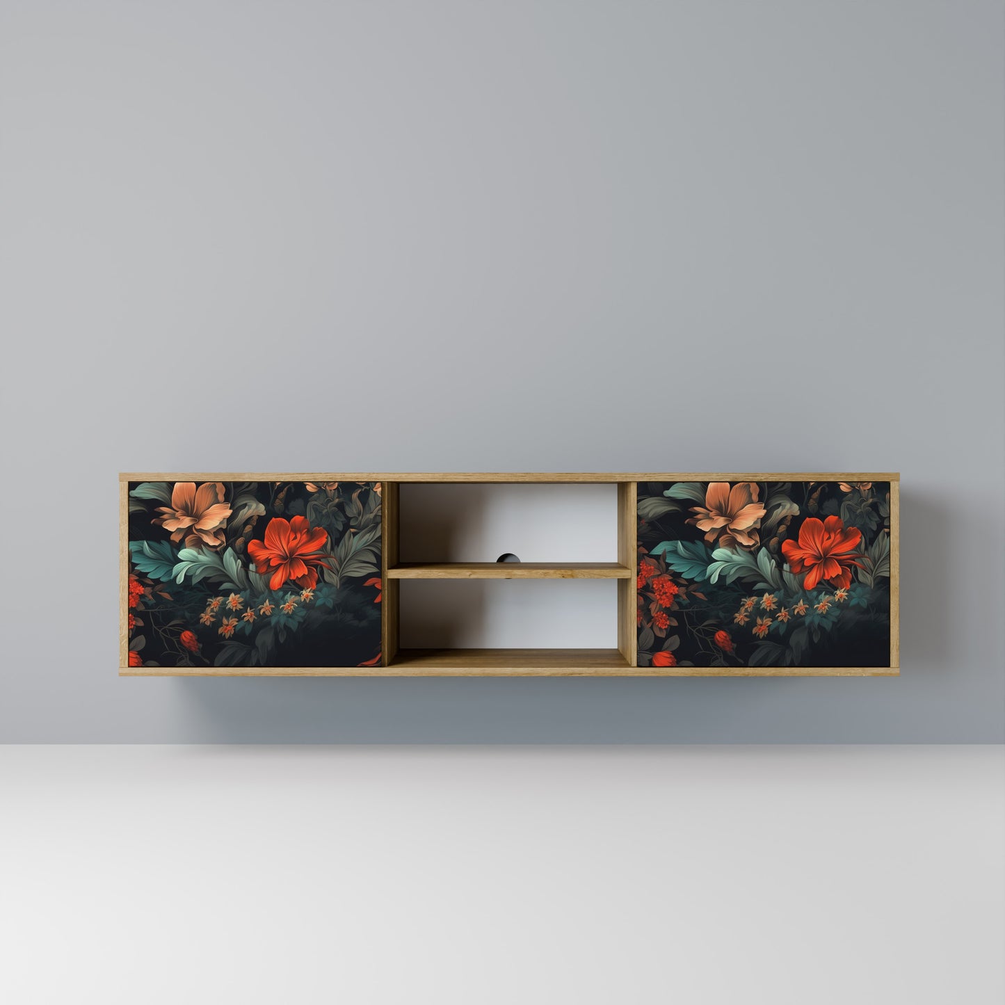 Mobile TV IMAGINARY BLOSSOM a 2 ante in effetto rovere