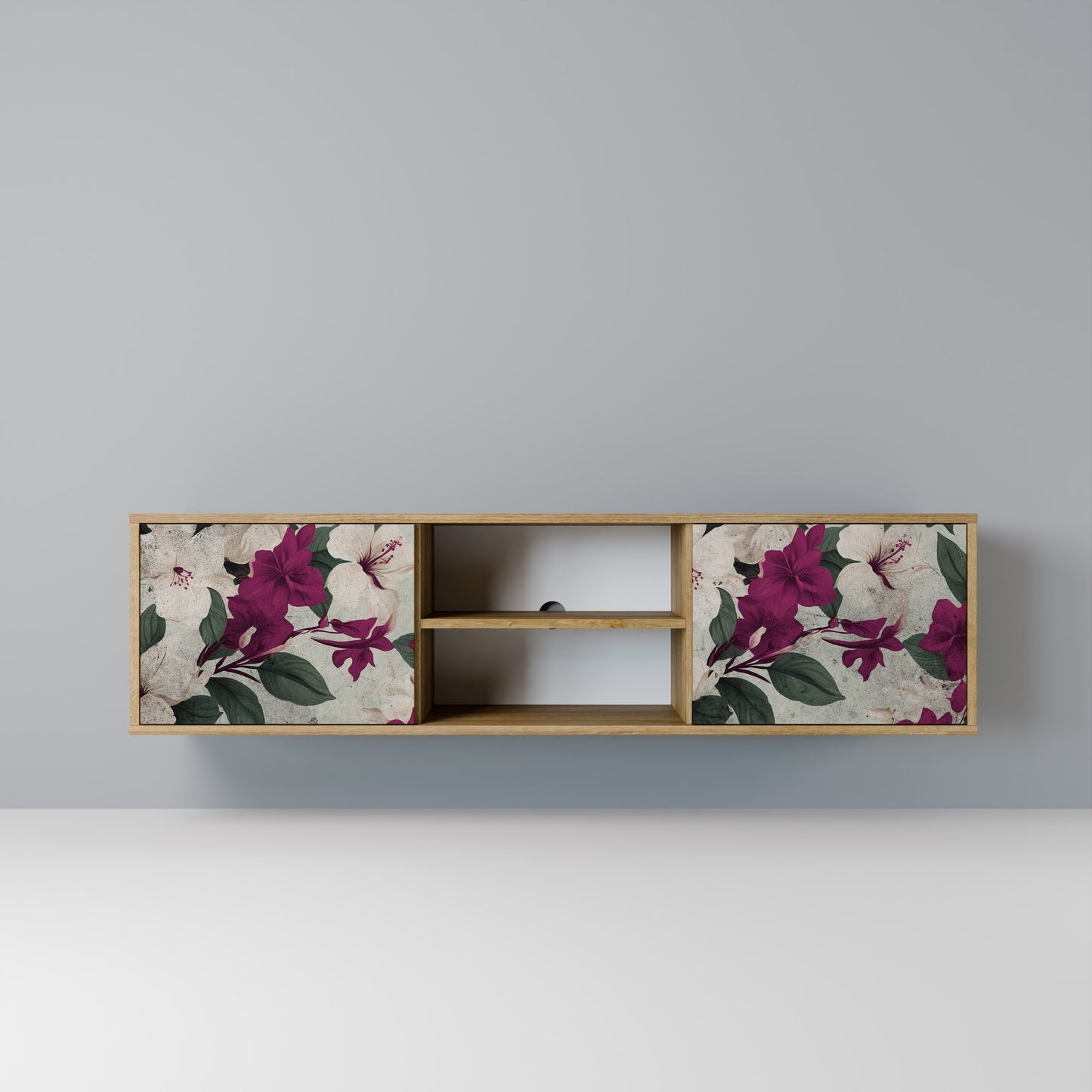 Mobile TV FLOWERET DREAM a 2 ante in effetto rovere