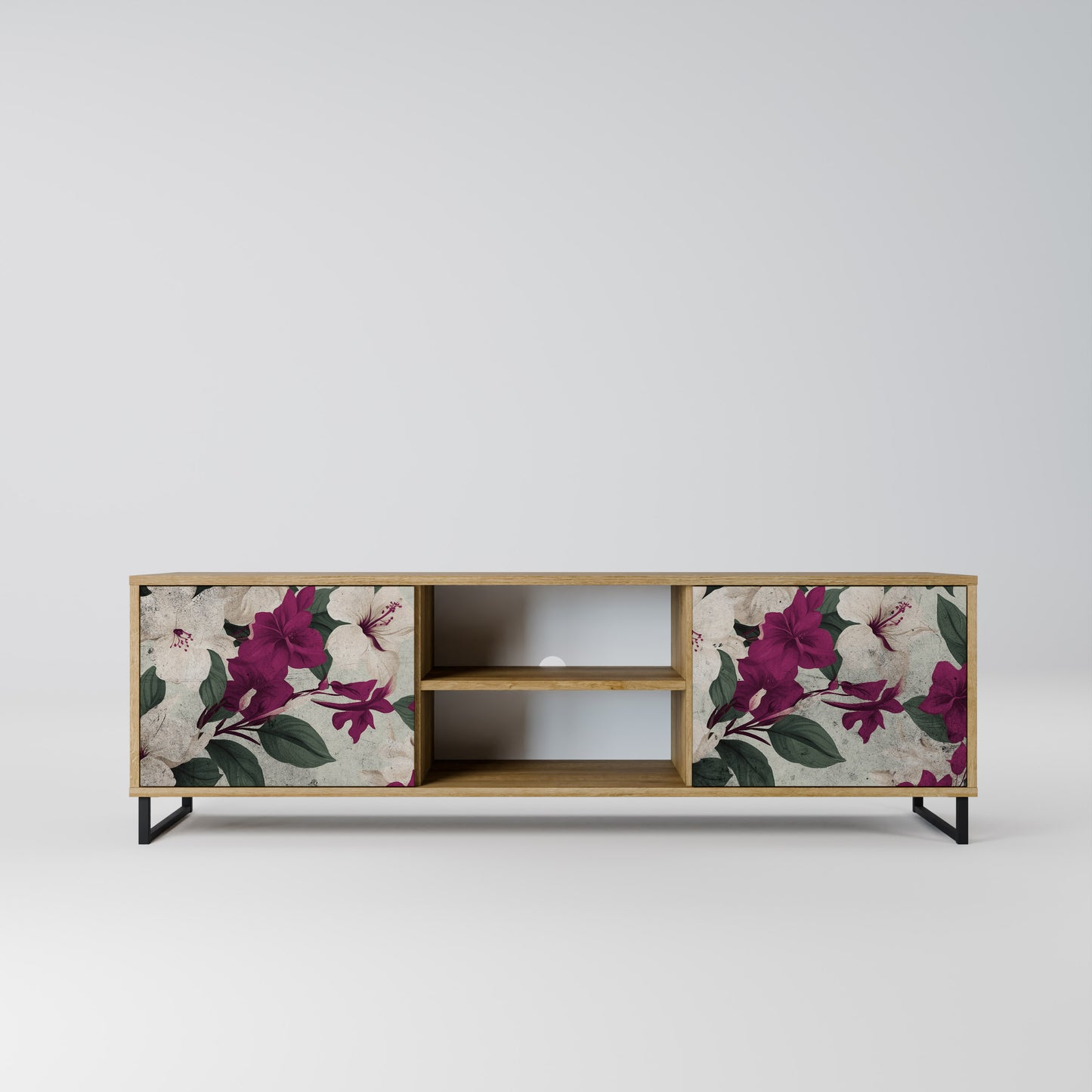 Mobile TV FLOWERET DREAM a 2 ante in effetto rovere