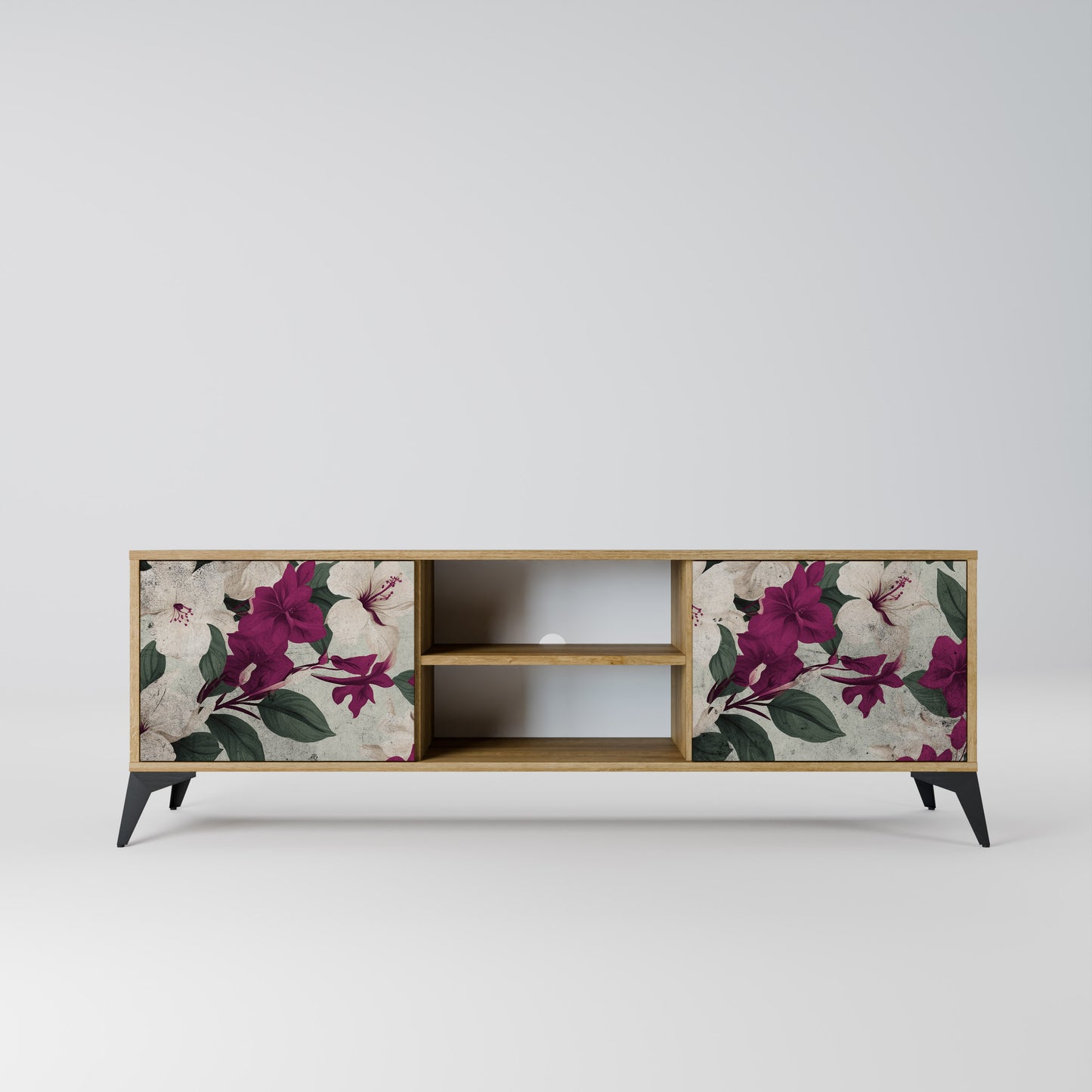 Mobile TV FLOWERET DREAM a 2 ante in effetto rovere