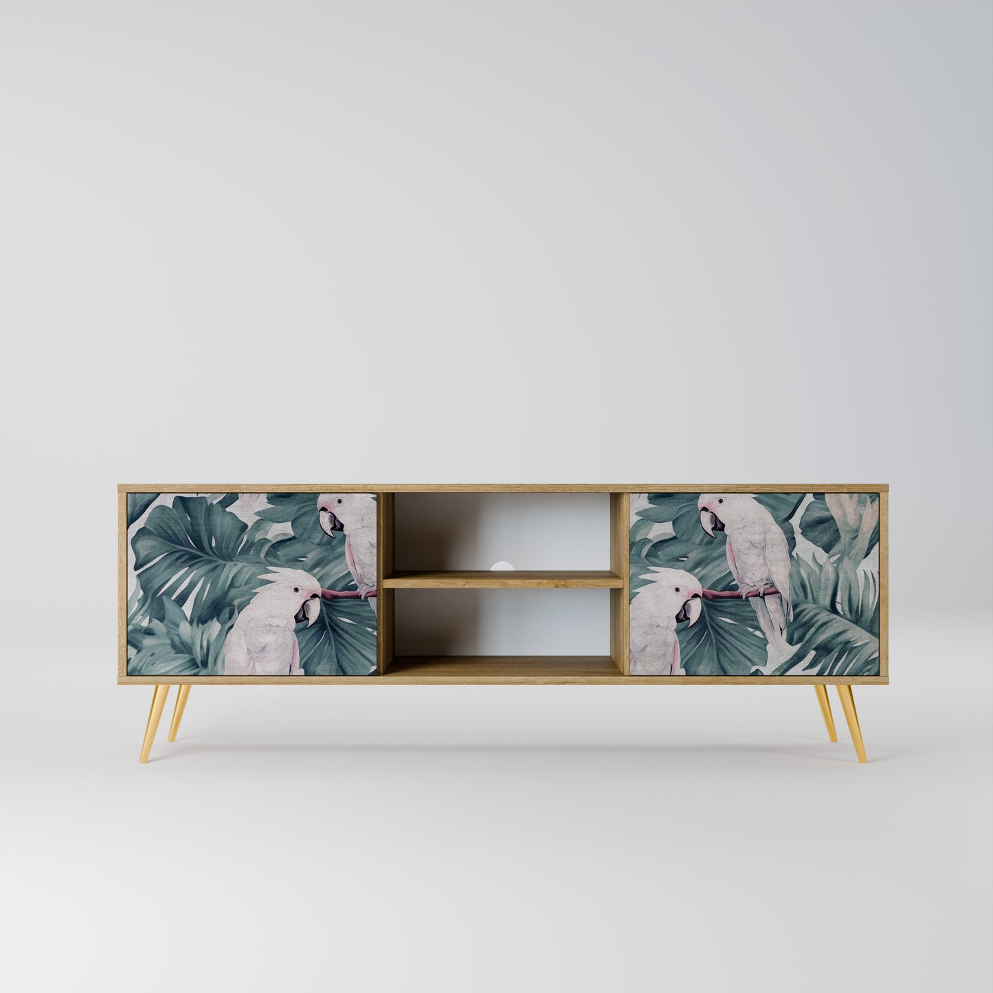 Mobile TV POPINJAY LOOK a 2 ante in effetto rovere