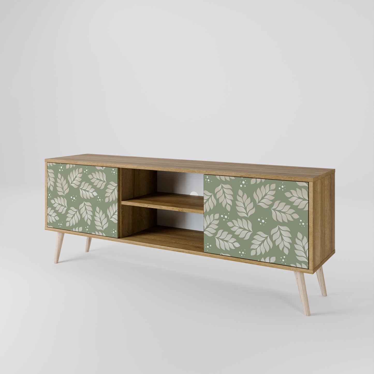 Mobile TV LEAVES ON GREEN a 2 ante effetto rovere
