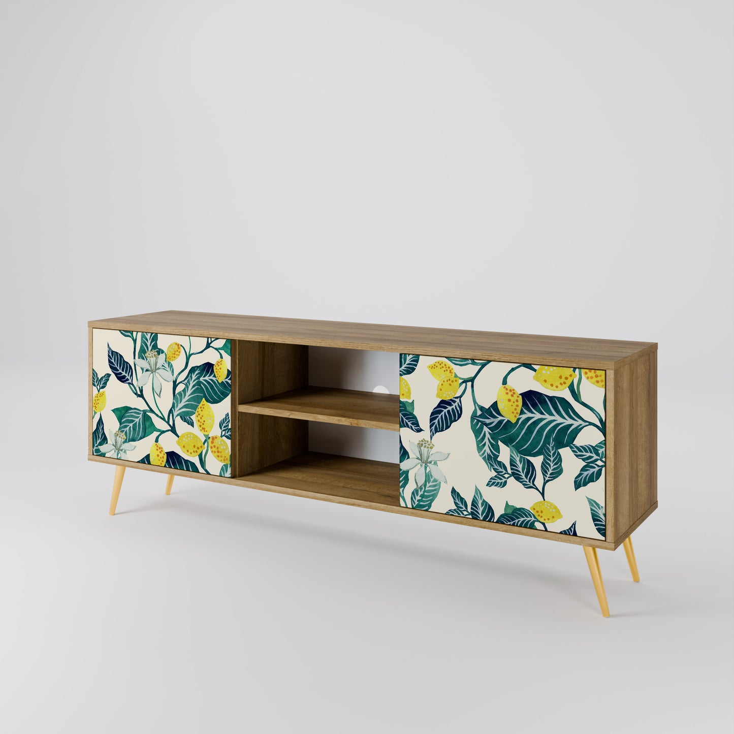 Mobile TV LEMON TREE a 2 ante effetto rovere