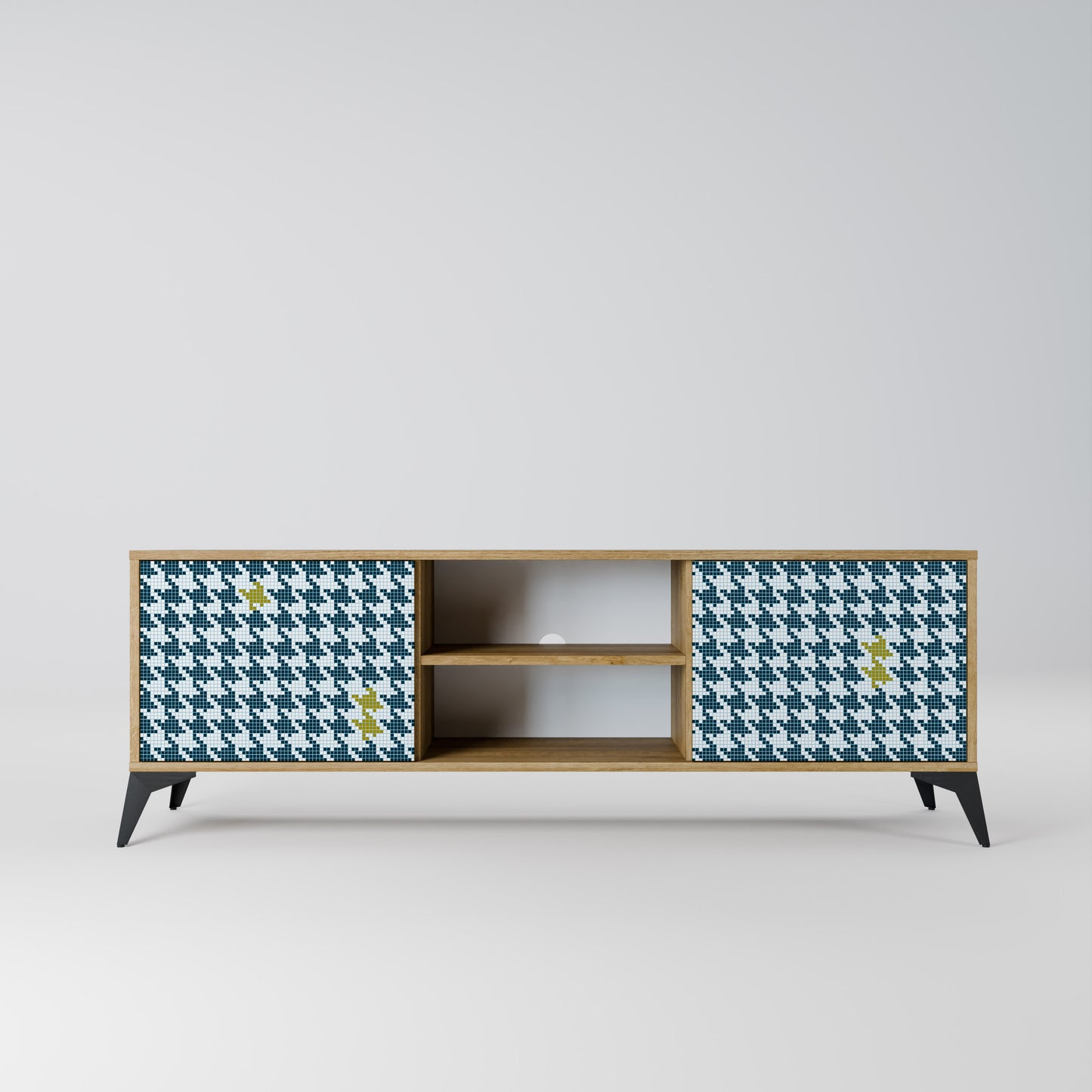 FUORI CONTESTO Mobile TV a 2 ante effetto rovere