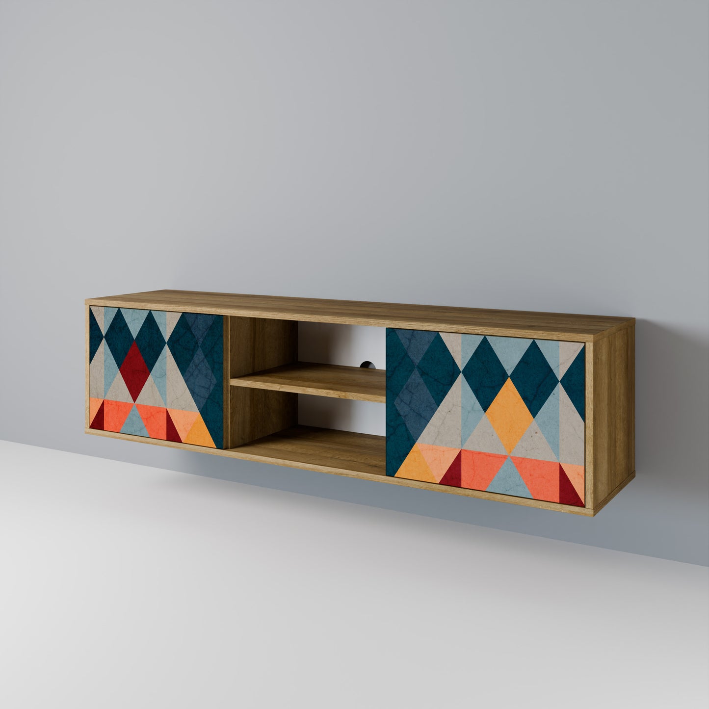 Mobile TV a 2 ante CRACKED ILLUSION in effetto rovere