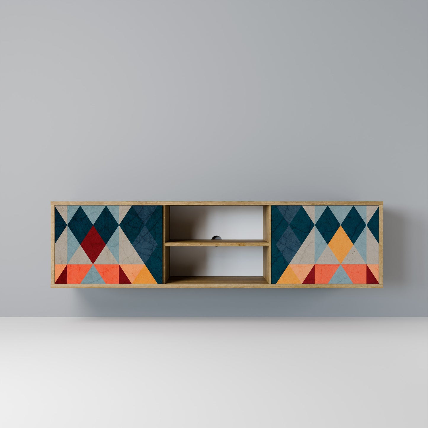 Mobile TV a 2 ante CRACKED ILLUSION in effetto rovere