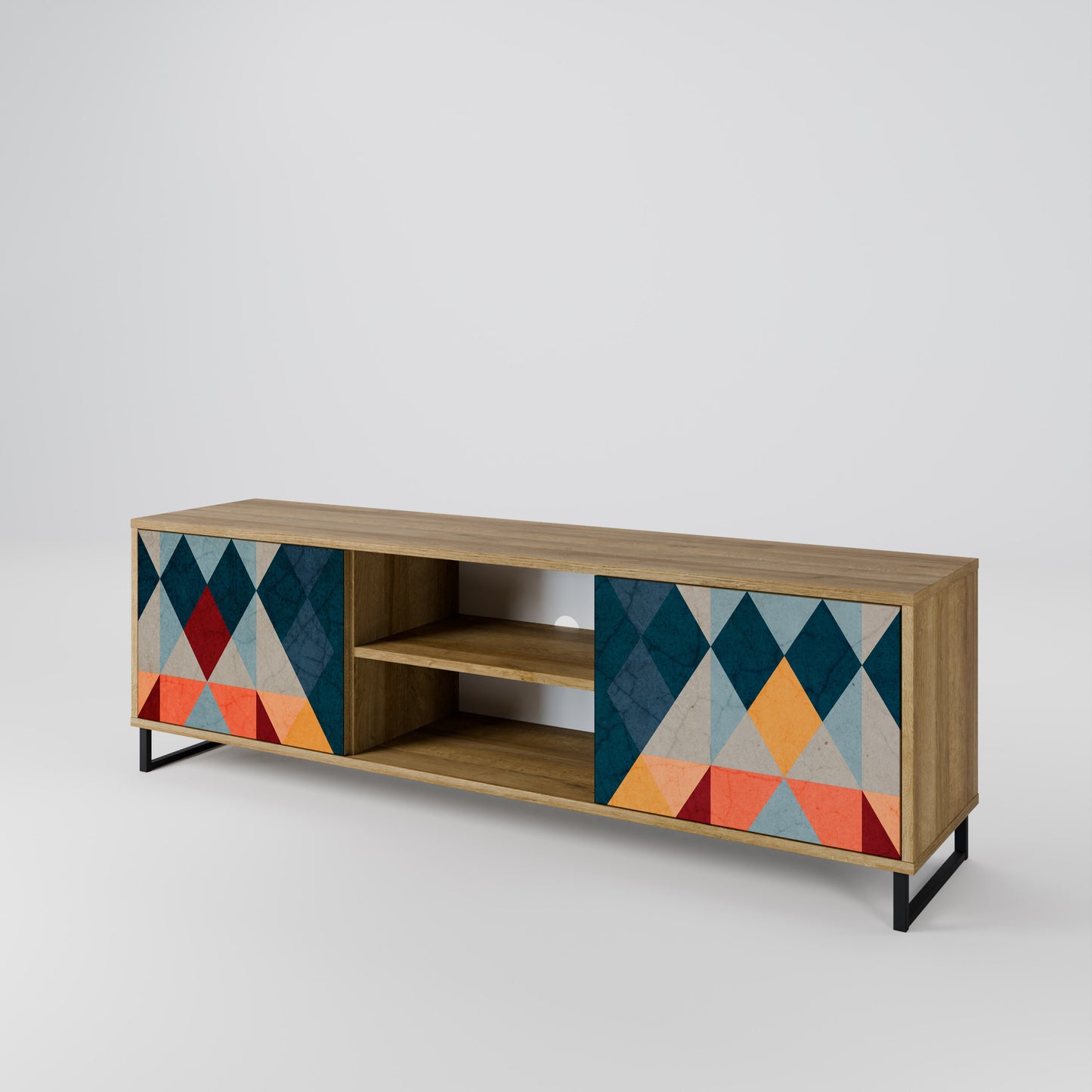 Mobile TV a 2 ante CRACKED ILLUSION in effetto rovere