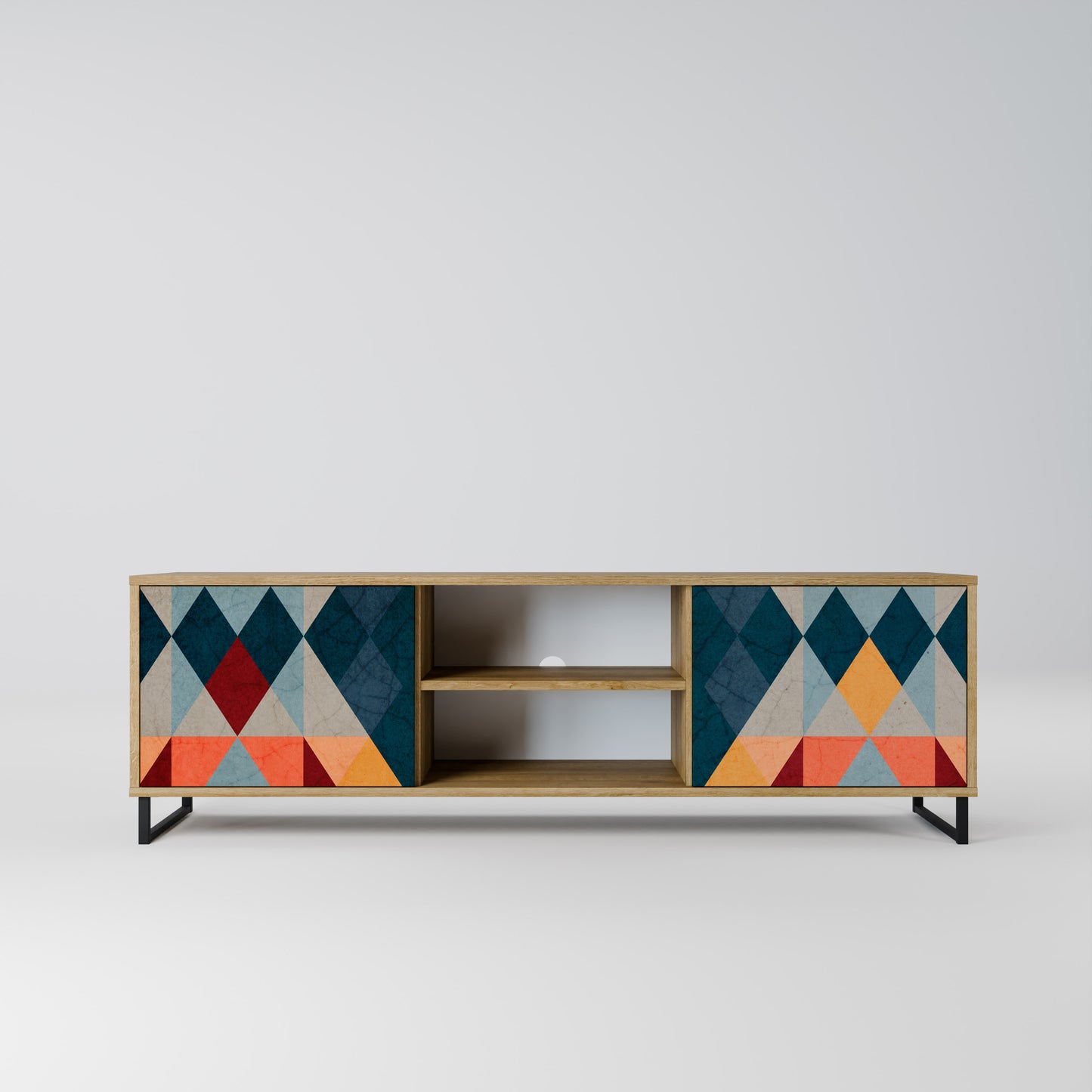 Mobile TV a 2 ante CRACKED ILLUSION in effetto rovere