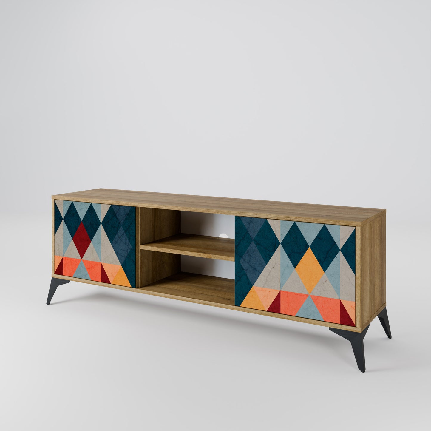 Mobile TV a 2 ante CRACKED ILLUSION in effetto rovere