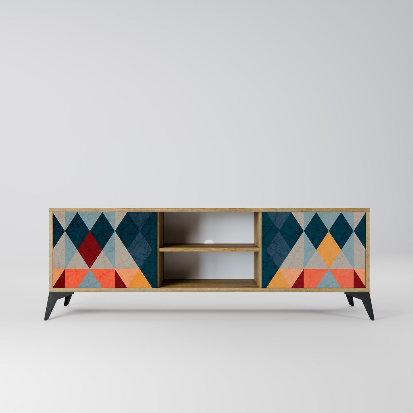 Mobile TV a 2 ante CRACKED ILLUSION in effetto rovere