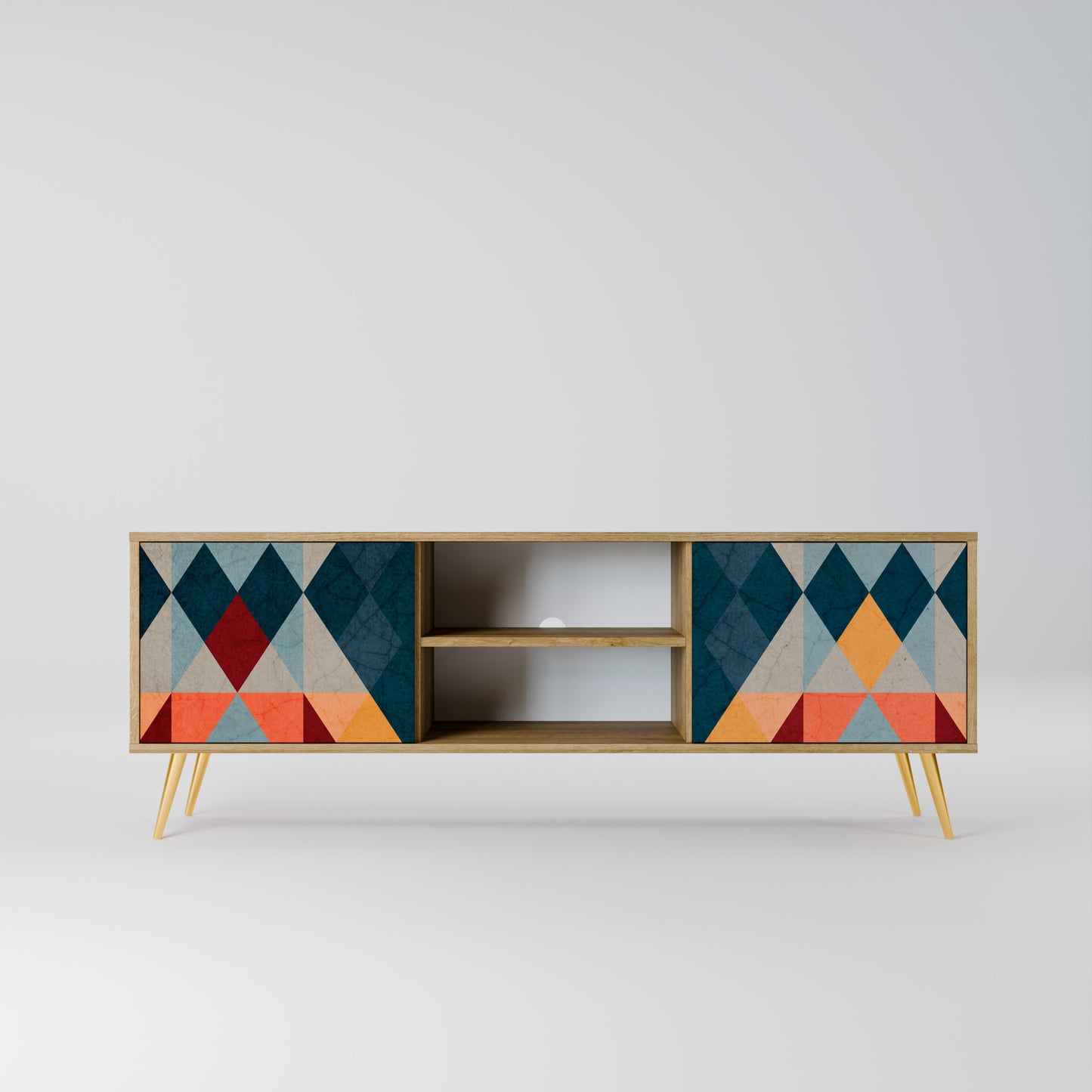 Mobile TV a 2 ante CRACKED ILLUSION in effetto rovere