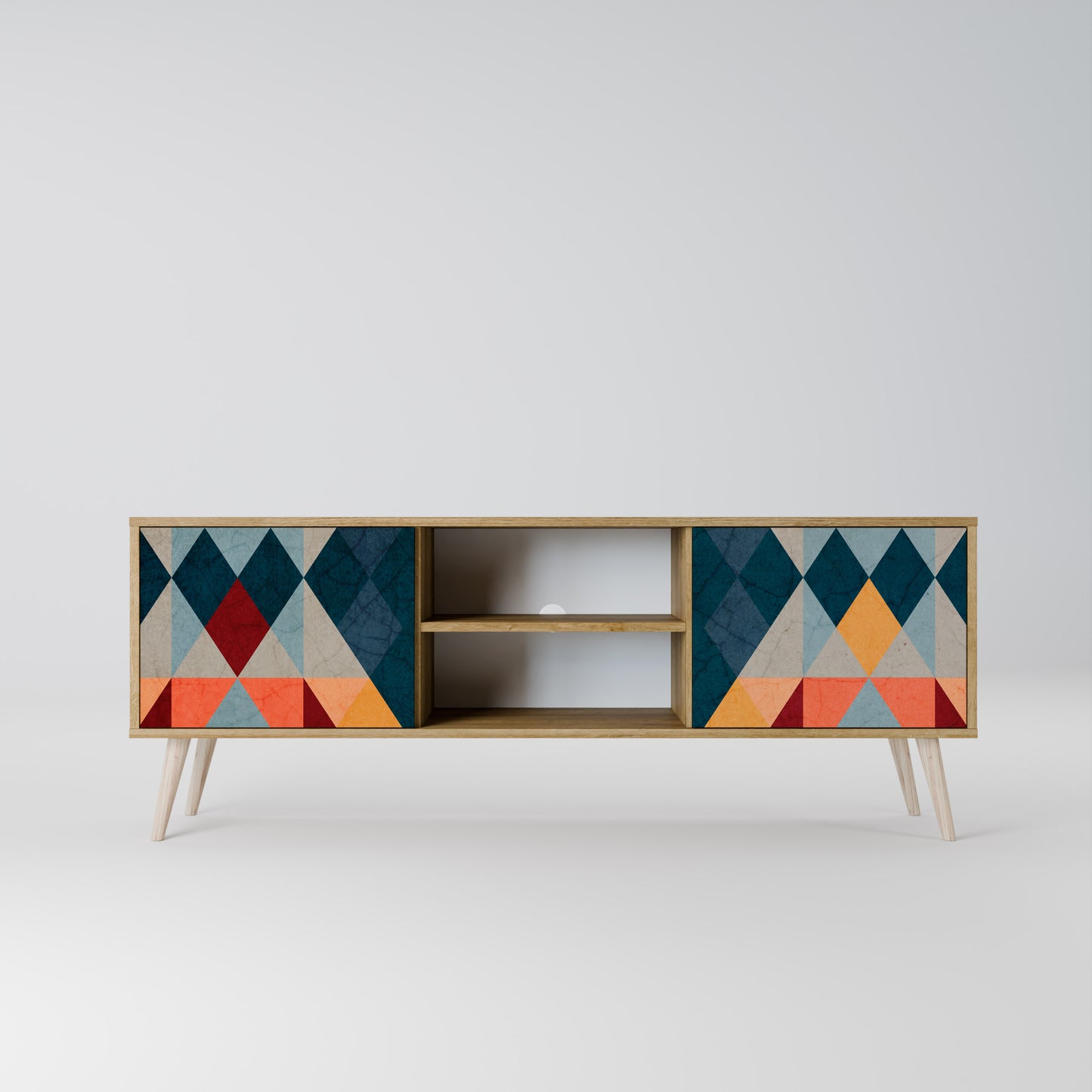 Mobile TV a 2 ante CRACKED ILLUSION in effetto rovere