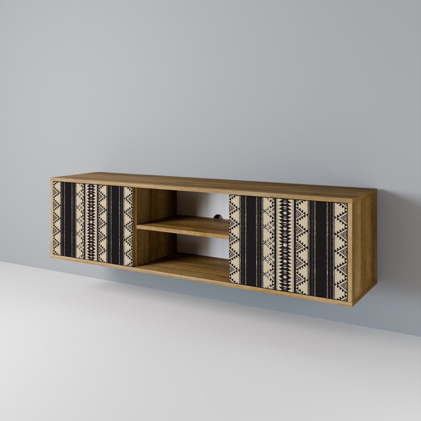 Mobile TV AZTEC a 2 ante effetto rovere