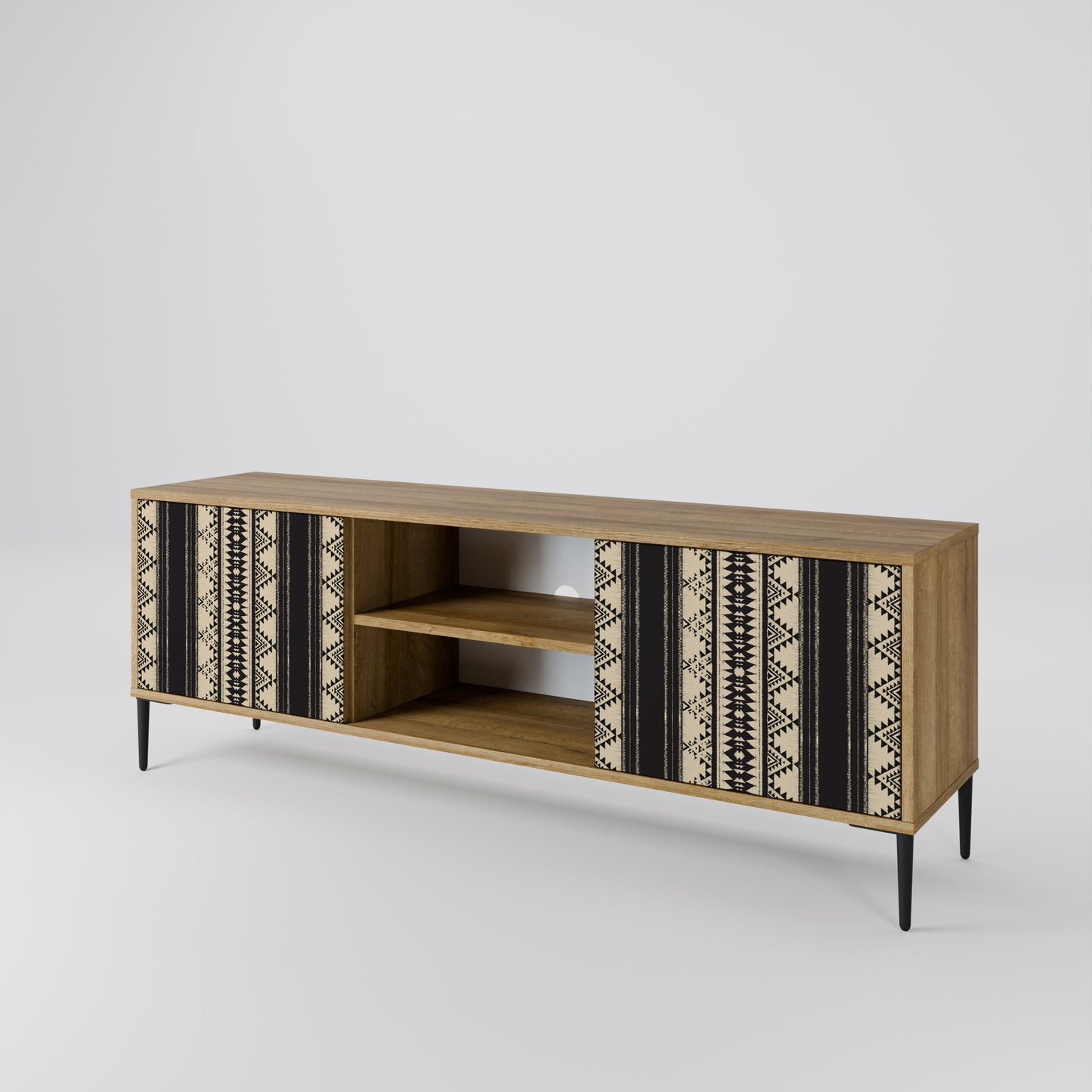 Mobile TV AZTEC a 2 ante effetto rovere