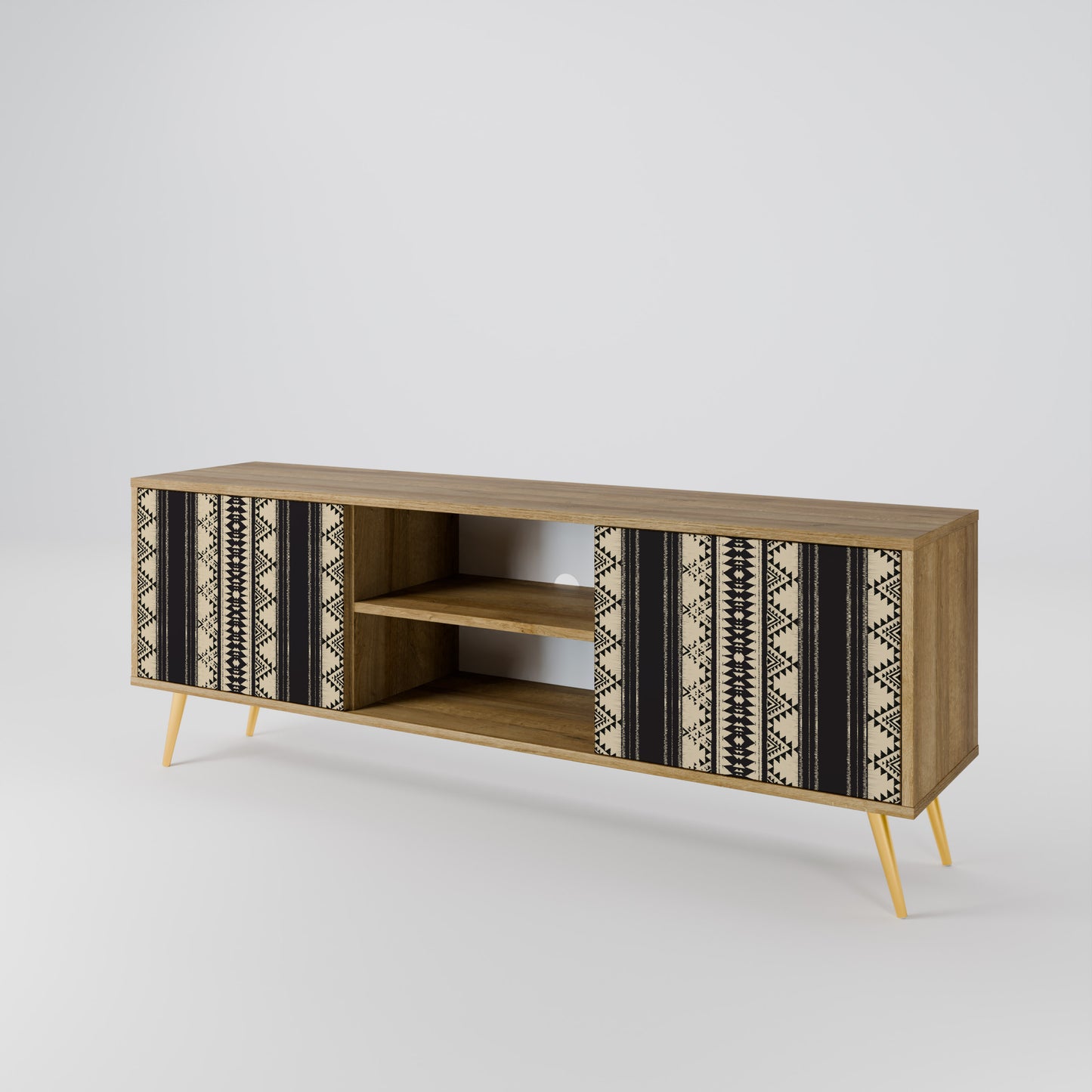 Mobile TV AZTEC a 2 ante effetto rovere