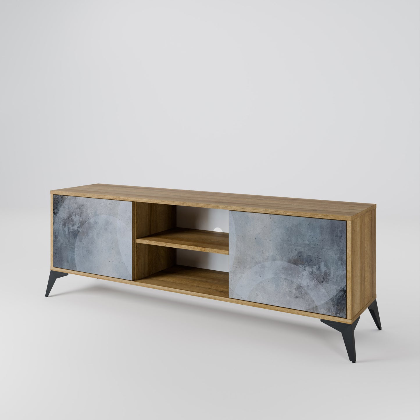 Mobile TV MUTED ARC a 2 ante effetto rovere