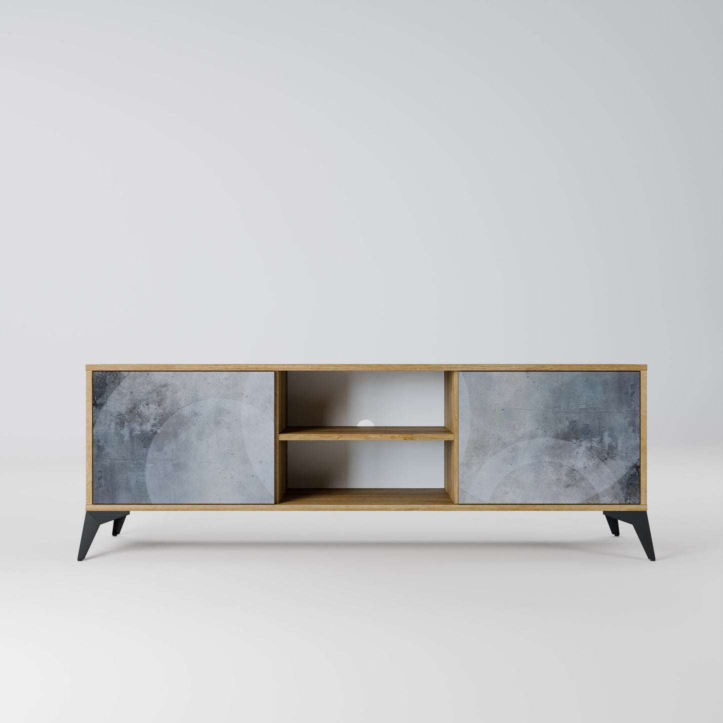 Mobile TV MUTED ARC a 2 ante effetto rovere