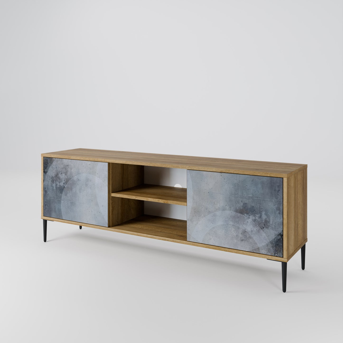 Mobile TV MUTED ARC a 2 ante effetto rovere