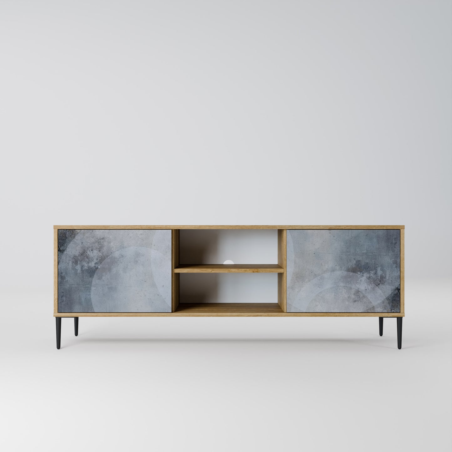 Mobile TV MUTED ARC a 2 ante effetto rovere
