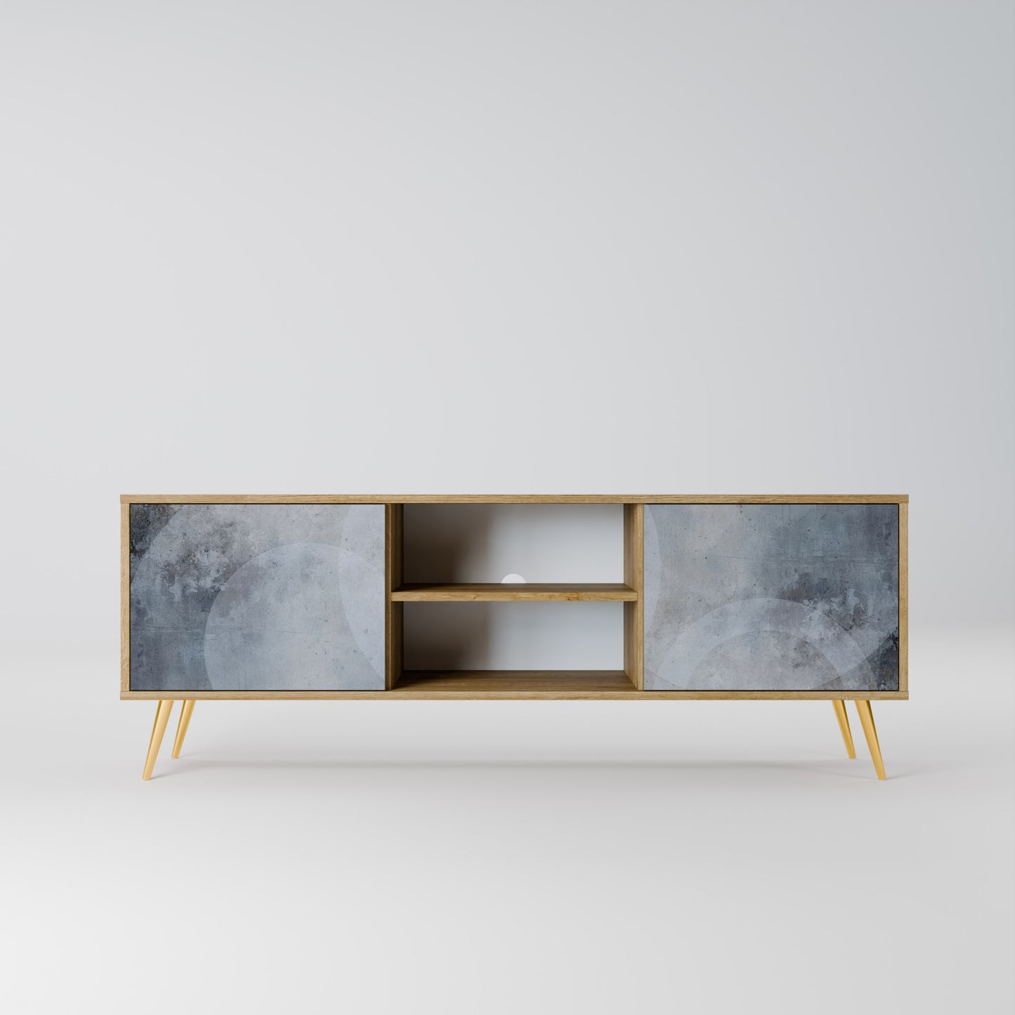 Mobile TV MUTED ARC a 2 ante effetto rovere