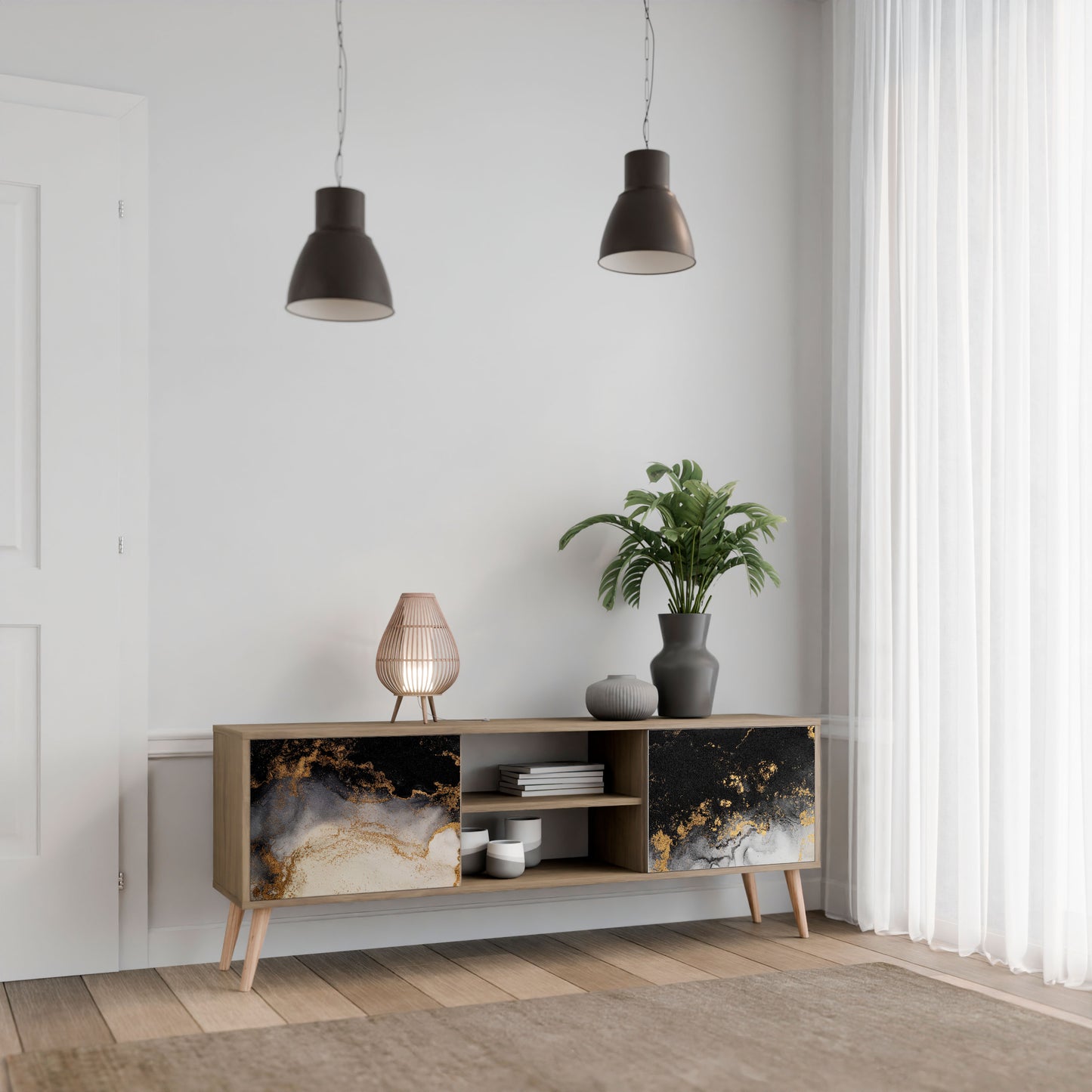 Mobile TV a 2 ante MARBLE OF TOMMORROW in effetto rovere