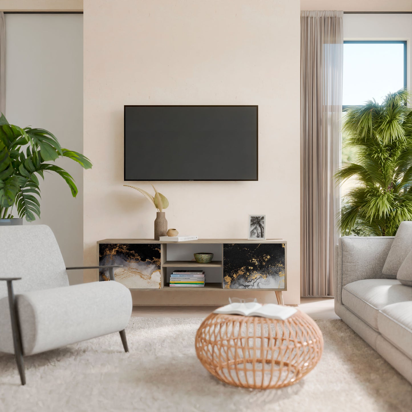 Mobile TV a 2 ante MARBLE OF TOMMORROW in effetto rovere