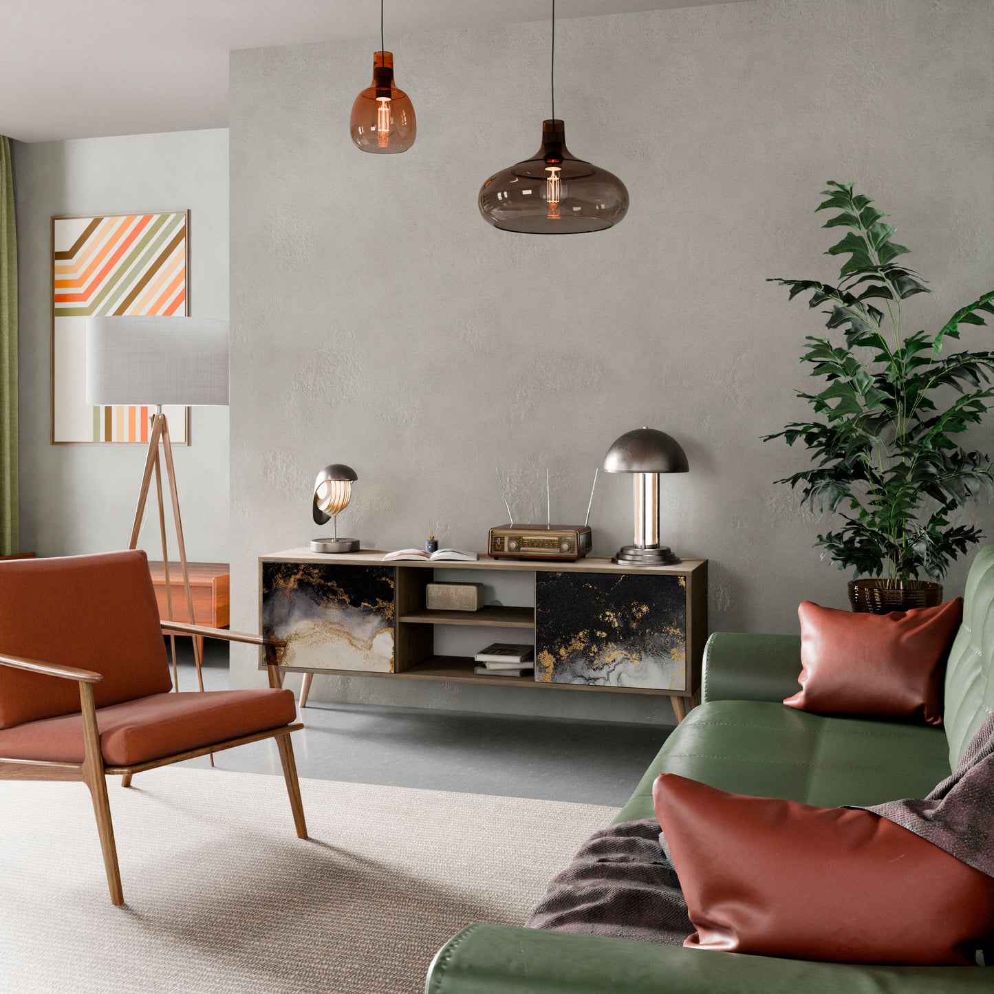 Mobile TV a 2 ante MARBLE OF TOMMORROW in effetto rovere