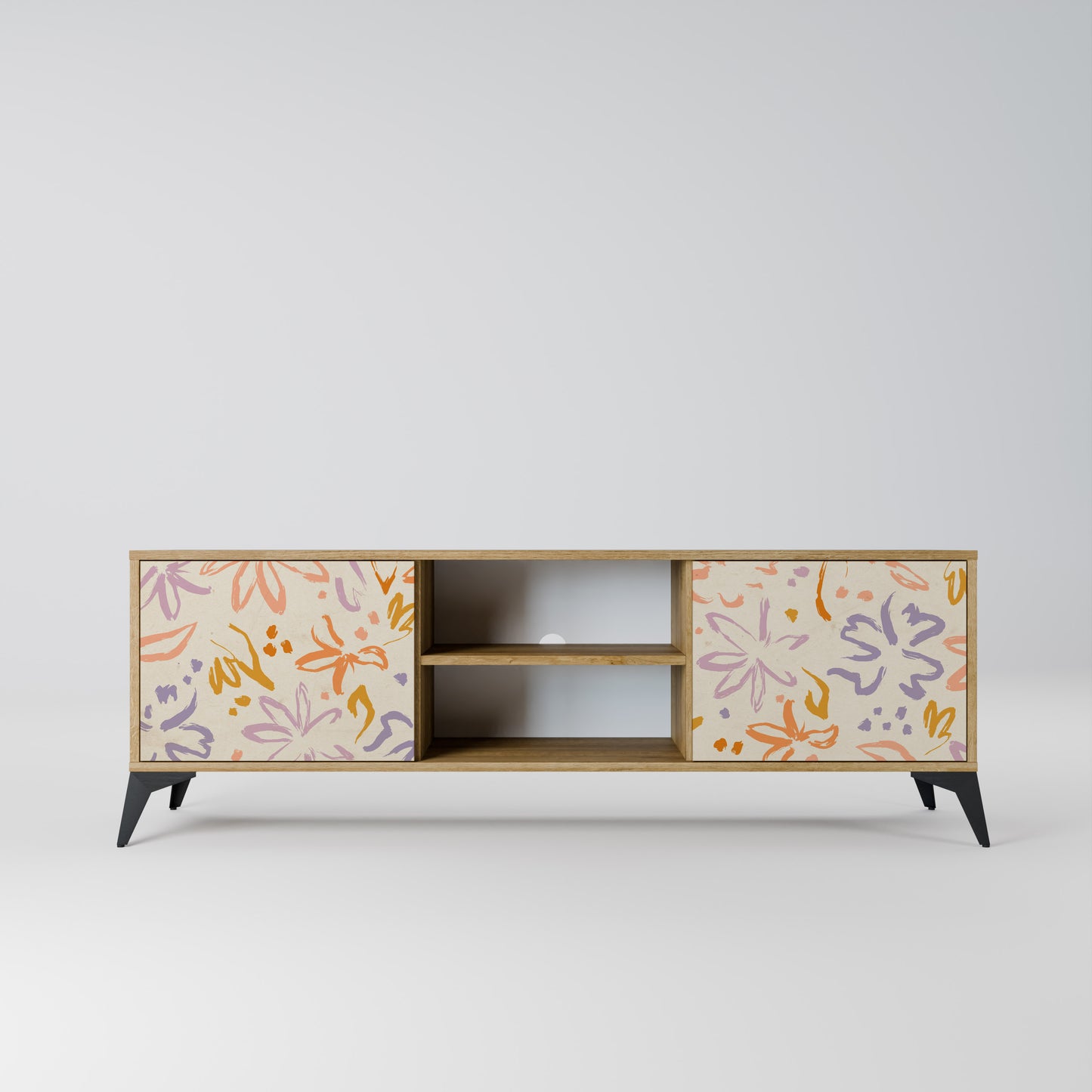 SPRING WHIMSY Mobile TV a 2 ante effetto rovere