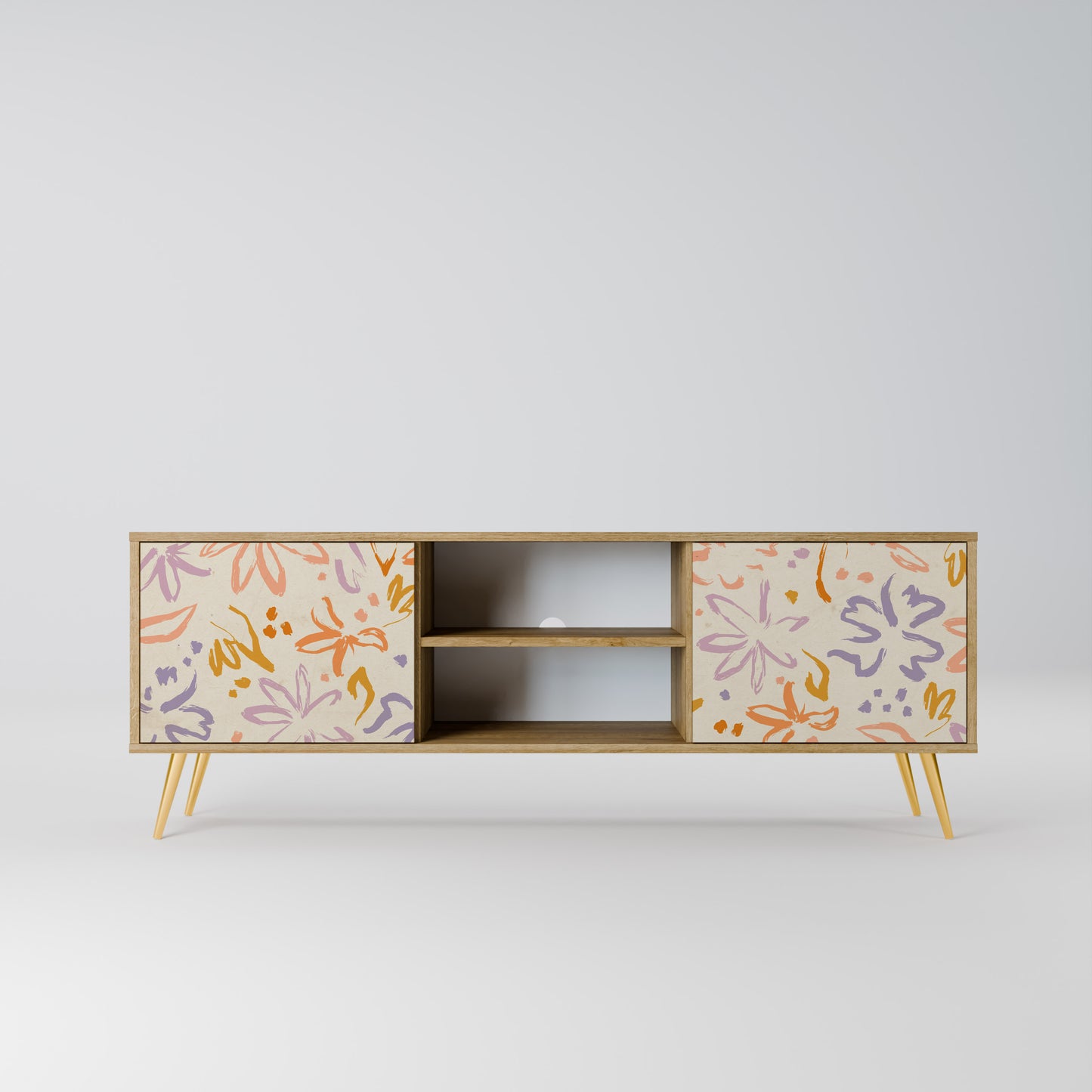 SPRING WHIMSY Mobile TV a 2 ante effetto rovere