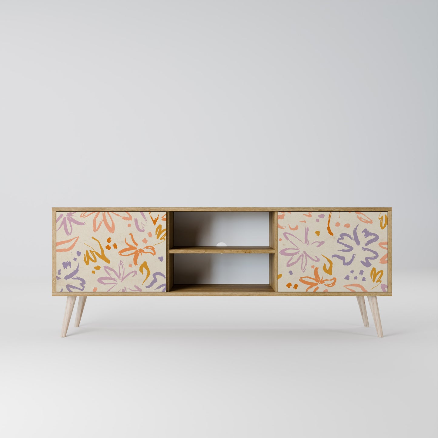 SPRING WHIMSY Mobile TV a 2 ante effetto rovere