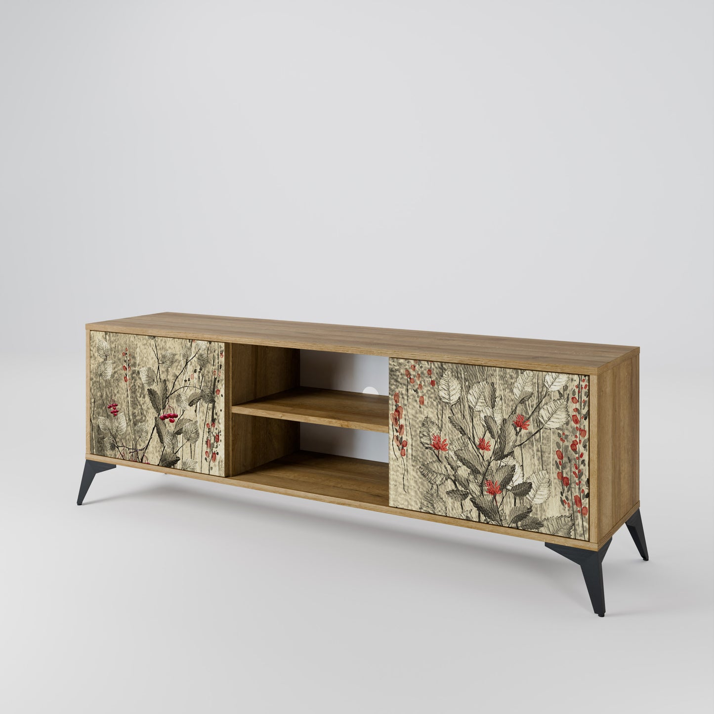 Mobile TV HERBAL GRACE a 2 ante effetto rovere