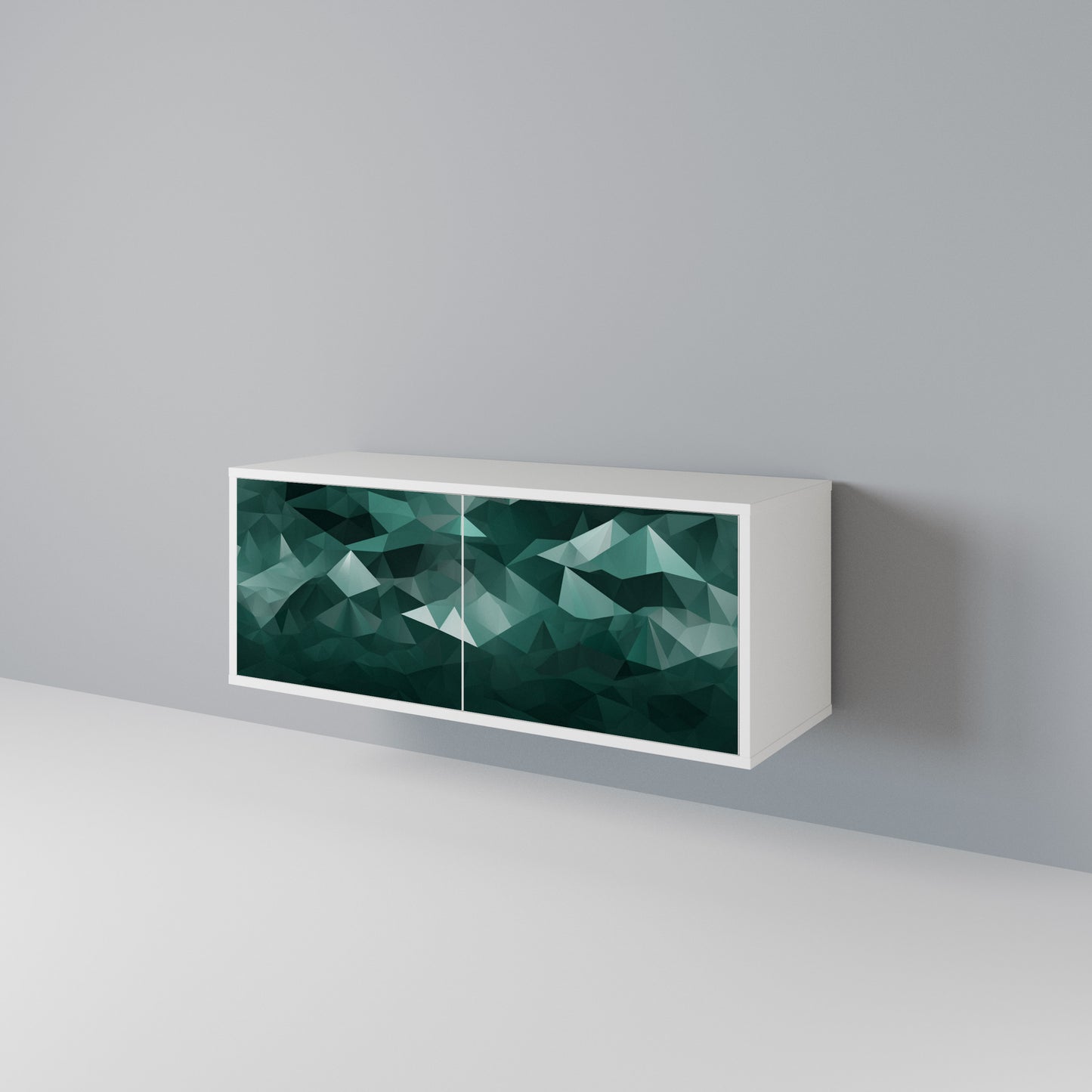 POLYGONAL FLOATING Mobile TV Compatto a 2 Ante