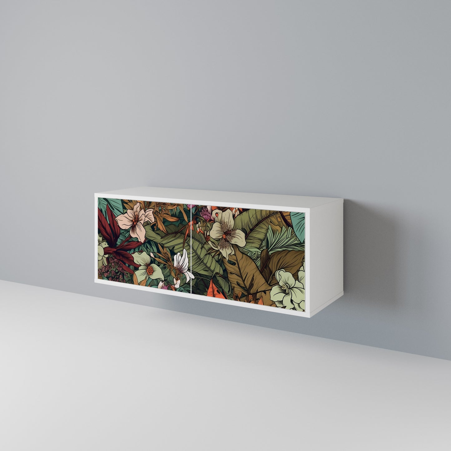 BOTANICAL EMERGENCE Mobile TV Compatto a 2 Ante
