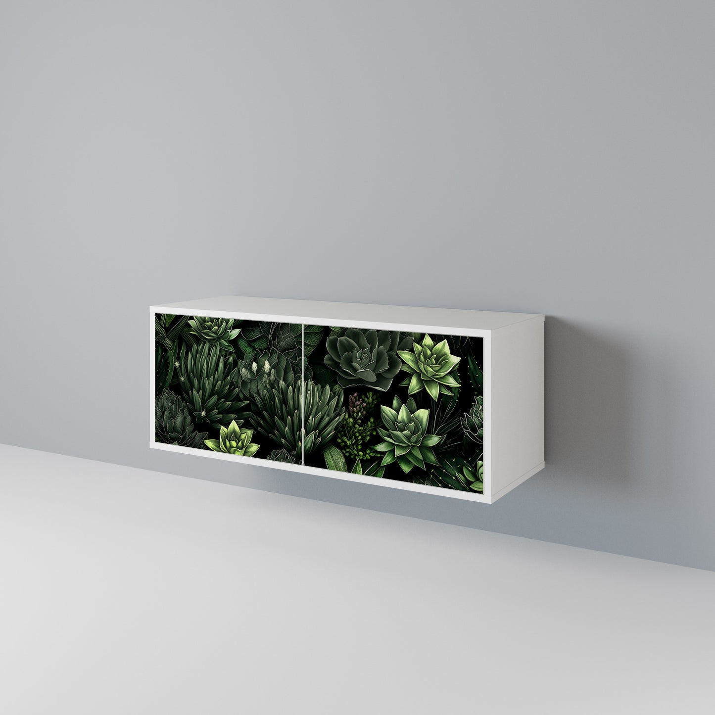 SUCCULENT JUNGLE Mobile TV Compatto a 2 Ante