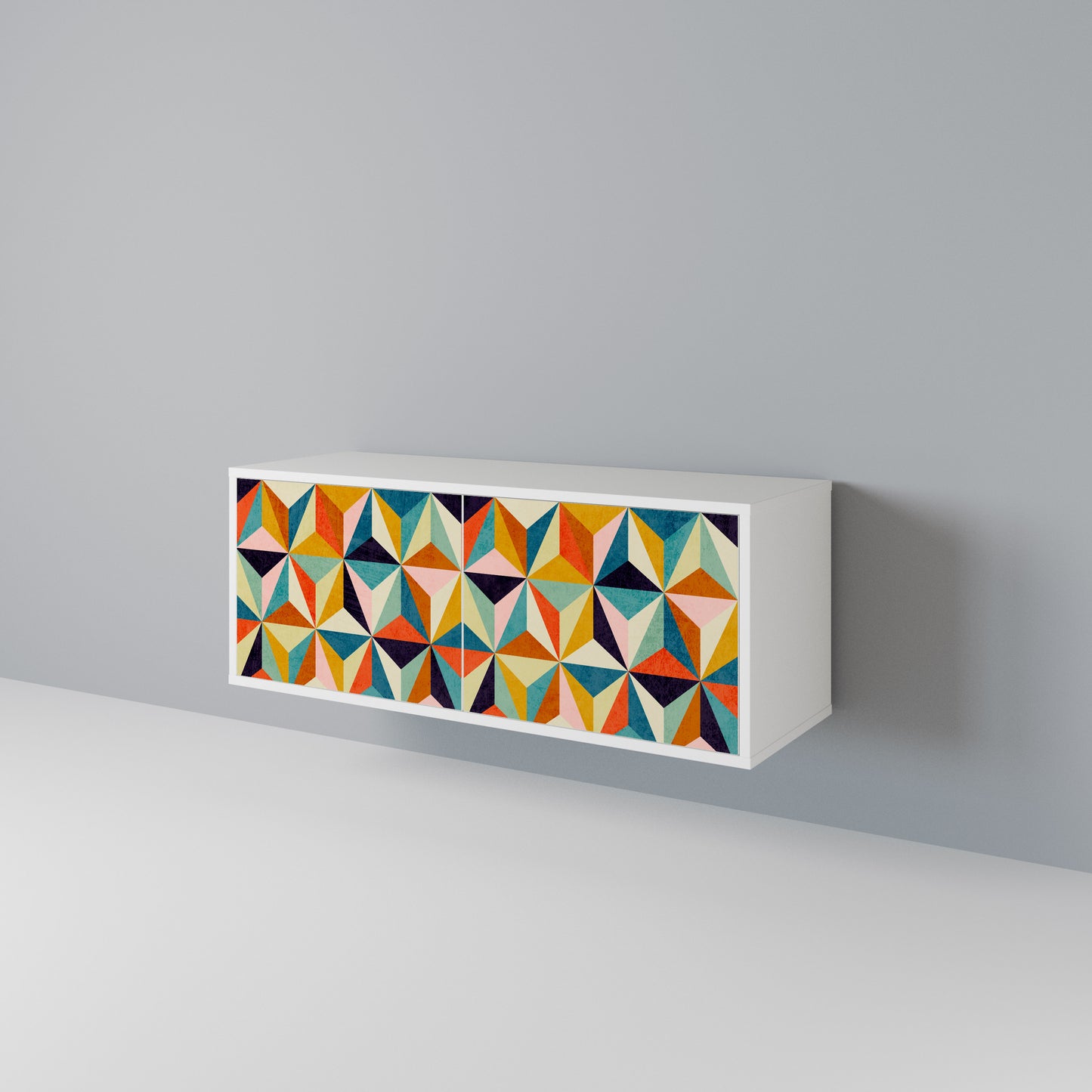 TESSELATE TREASURES Compact 2-Door TV Cabinet
