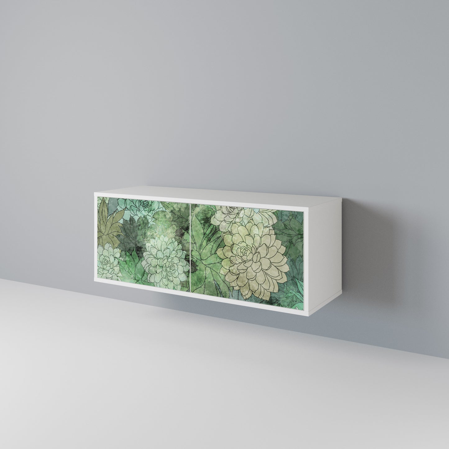 SUCCULENT CLUSTER Mobile TV Compatto a 2 Ante