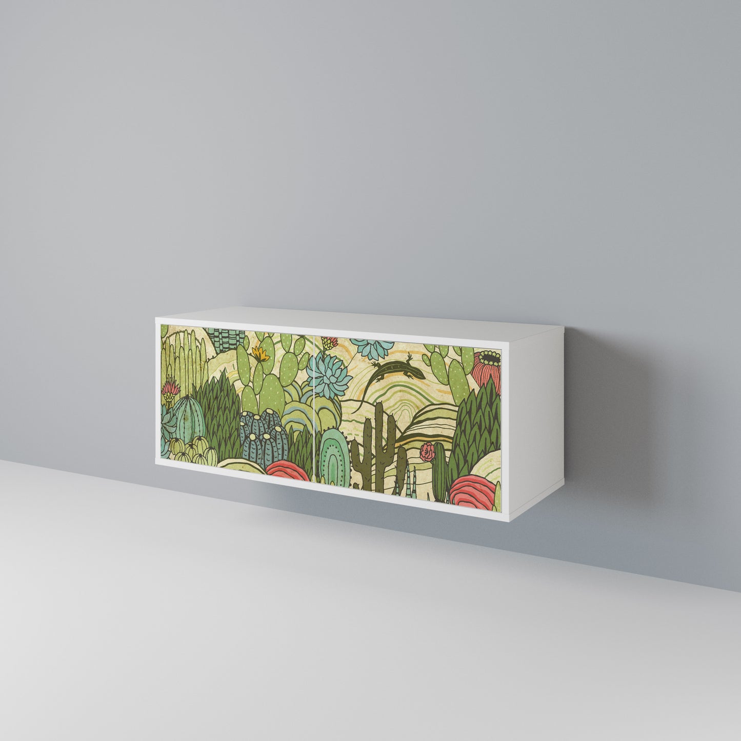SUCCULENTS KALEIDOSCOPE Mobile TV Compatto a 2 Ante