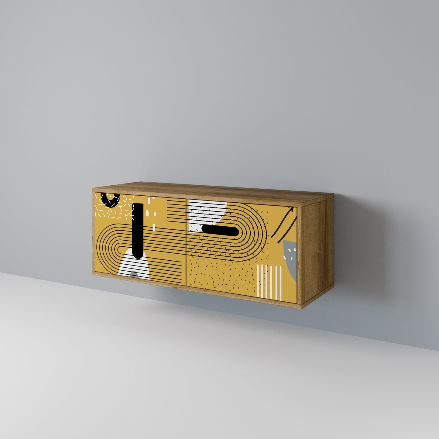 SHAPESHIFT SYMPHONY Compact 2-Door TV Cabinet