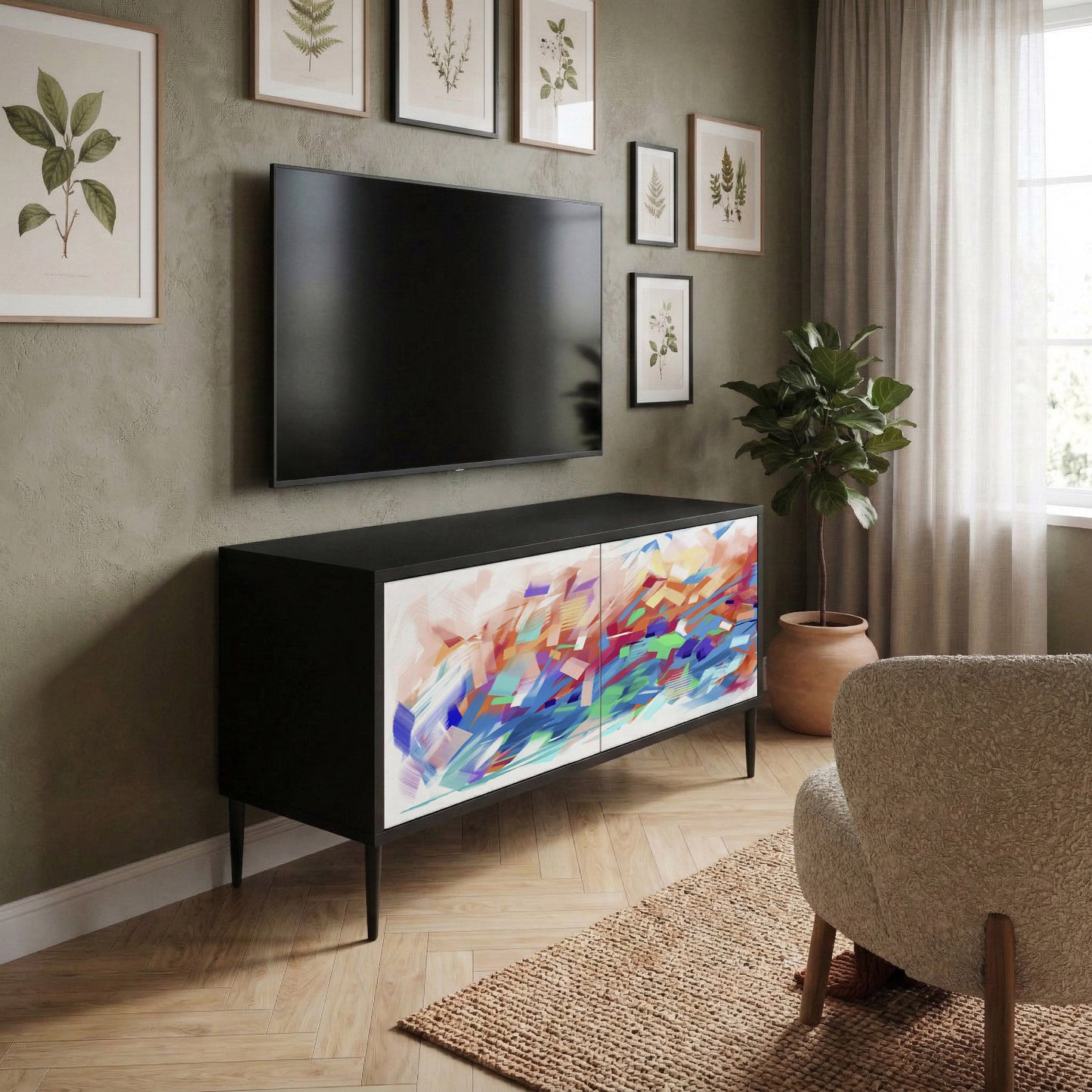 FINESSE MASH-UP Mobile TV Compatto a 2 Ante