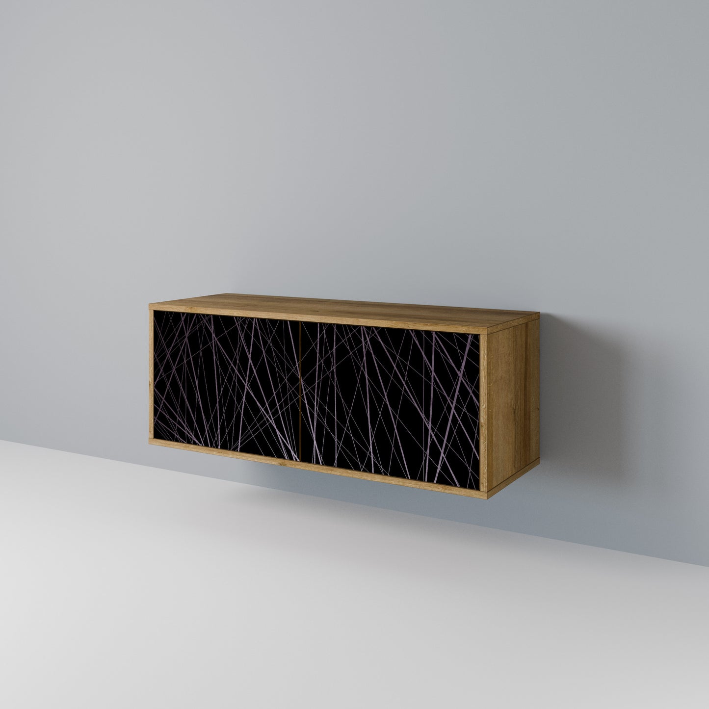 SHIMMER SPIDERGRAM Compact 2-Door TV Cabinet