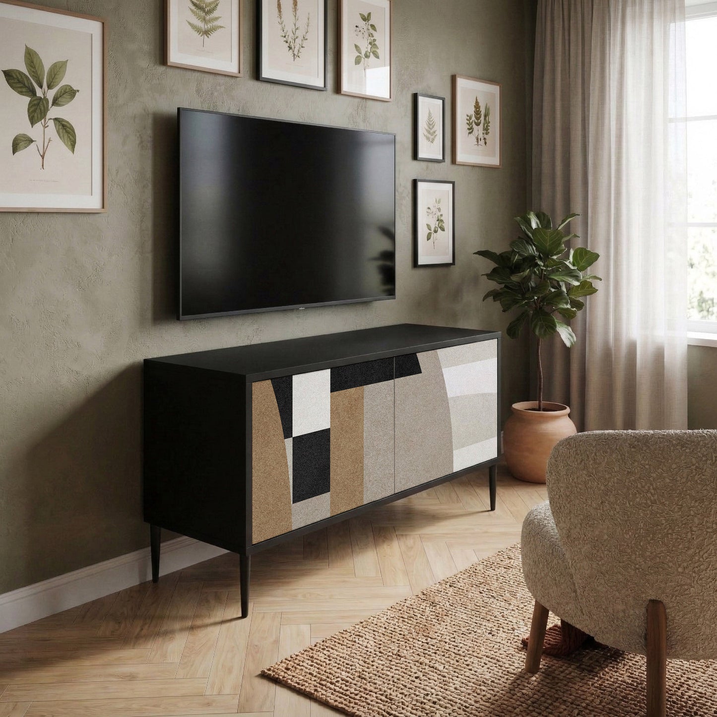 DELICATE MEMENTO Mobile TV Compatto a 2 Ante