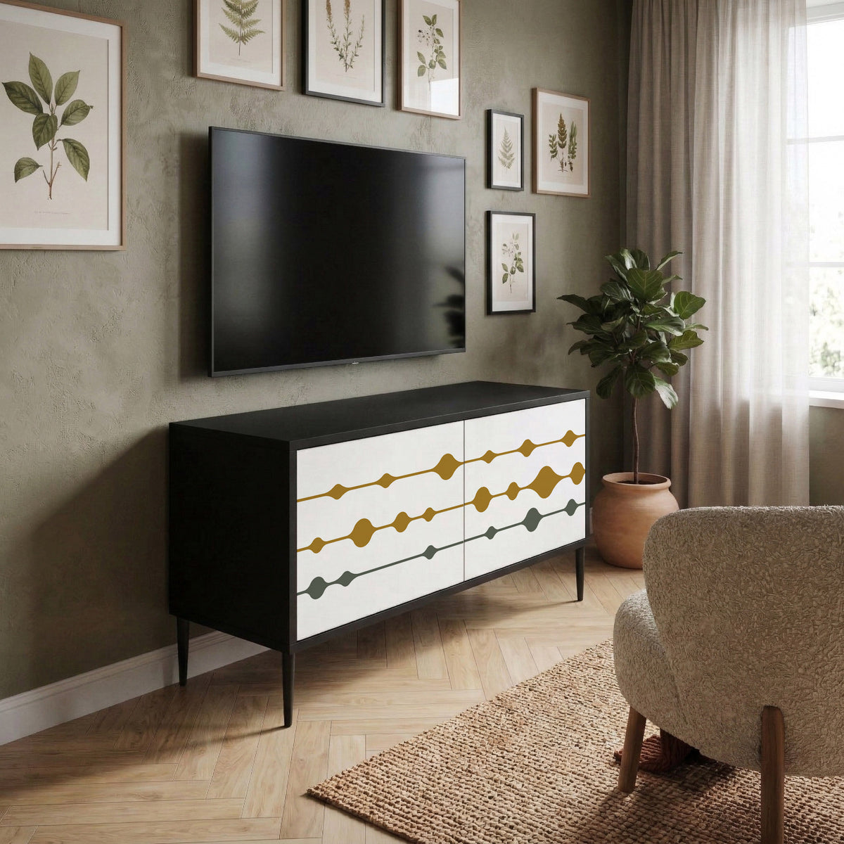 VIVID TONE Mobile TV Compatto a 2 Ante