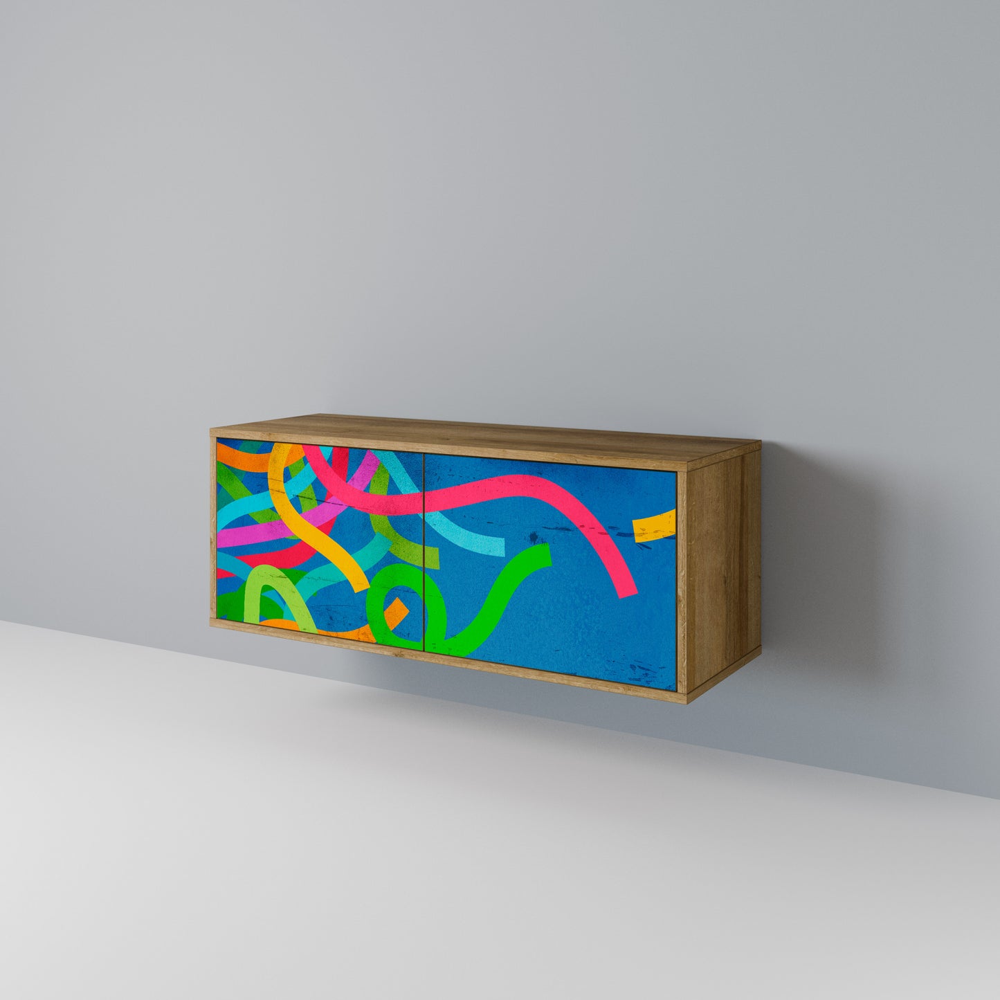 STREAMER TANGLE Compact 2-Door TV Cabinet