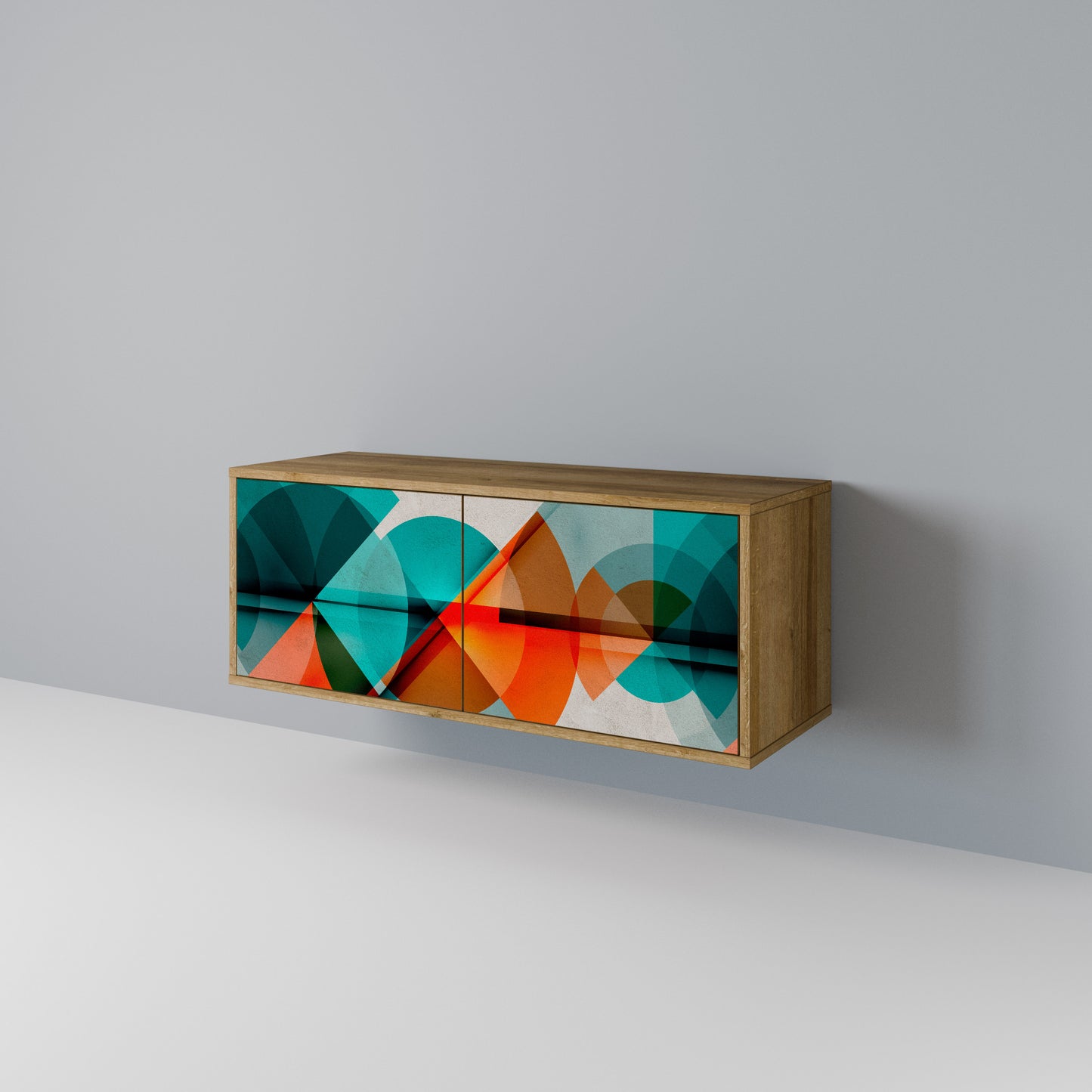 CIRCULAR RHAPSODY Compact 2-Door TV Cabinet