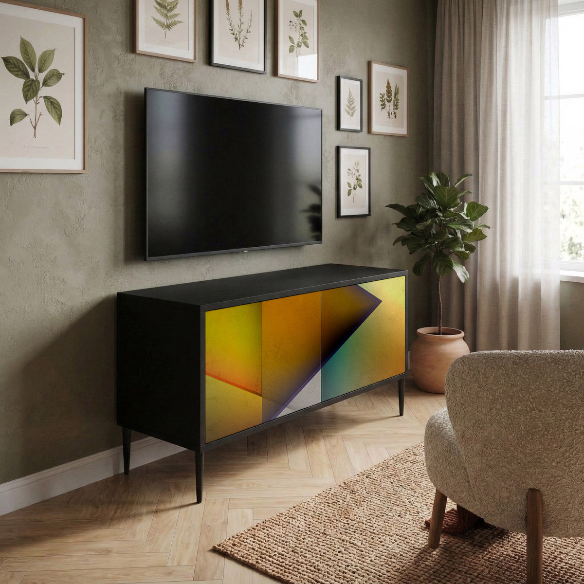 PIERCING SHARPNESS Mobile TV Compatto a 2 Ante
